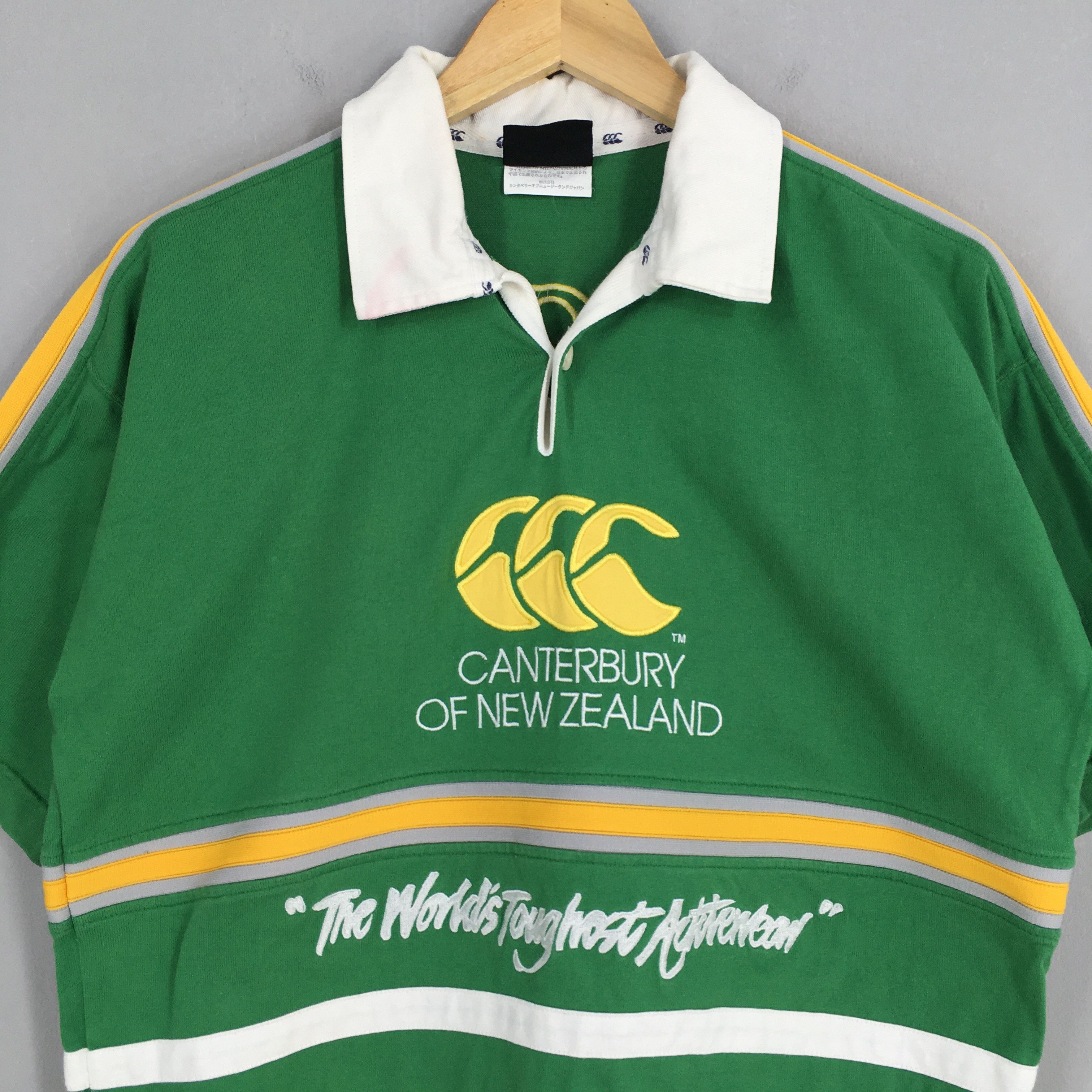 Canterbury of New Zealand × Vintage Canterbury New Zealand Steinlager Rugby Classic Shirt Small Size US S / EU 44-46 / 1 - 2 Thumbnail
