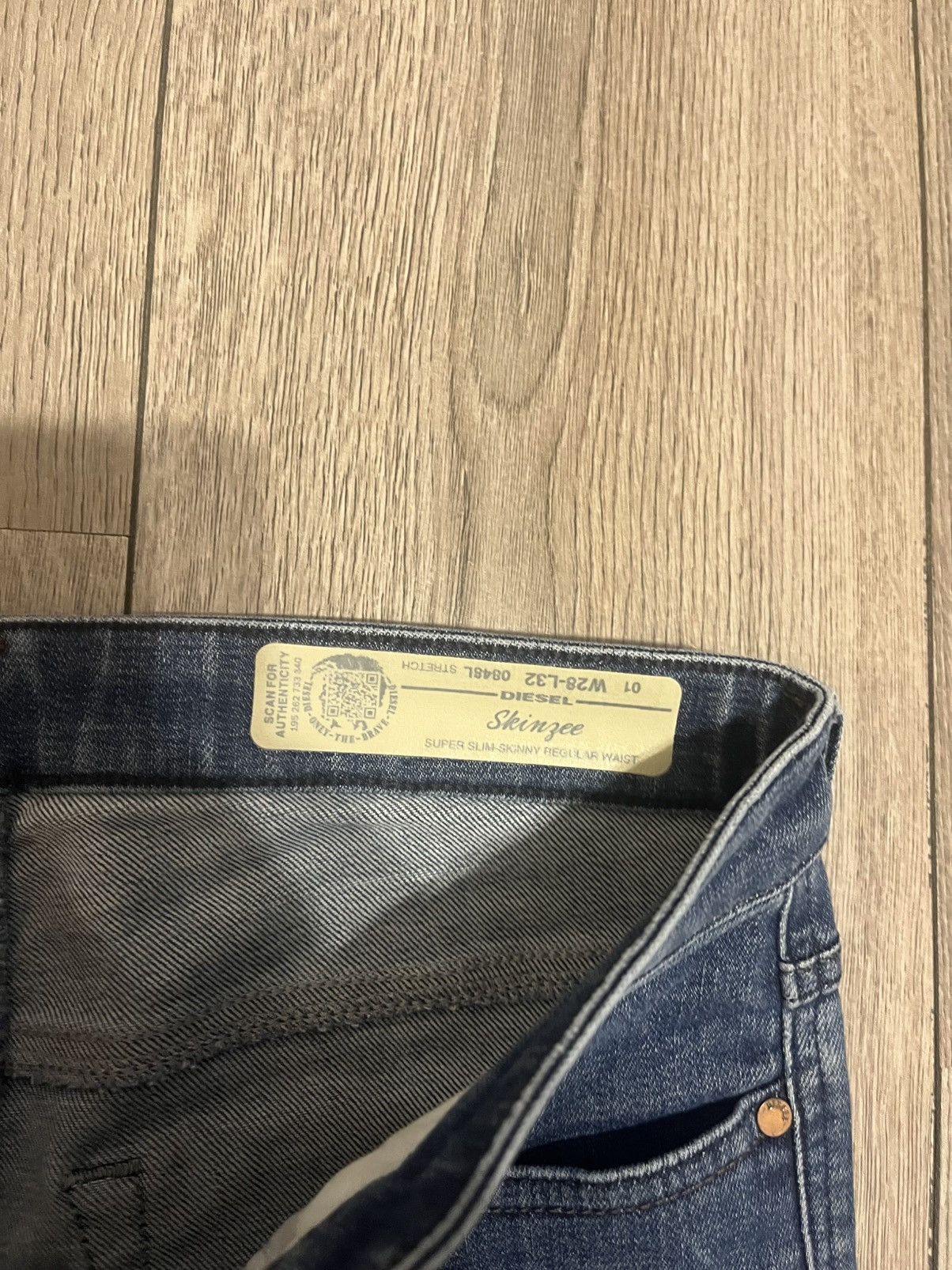 Diesel Diesel Skinzee denim W28 L32 Size 28" / US 6 / IT 42 - 3 Thumbnail