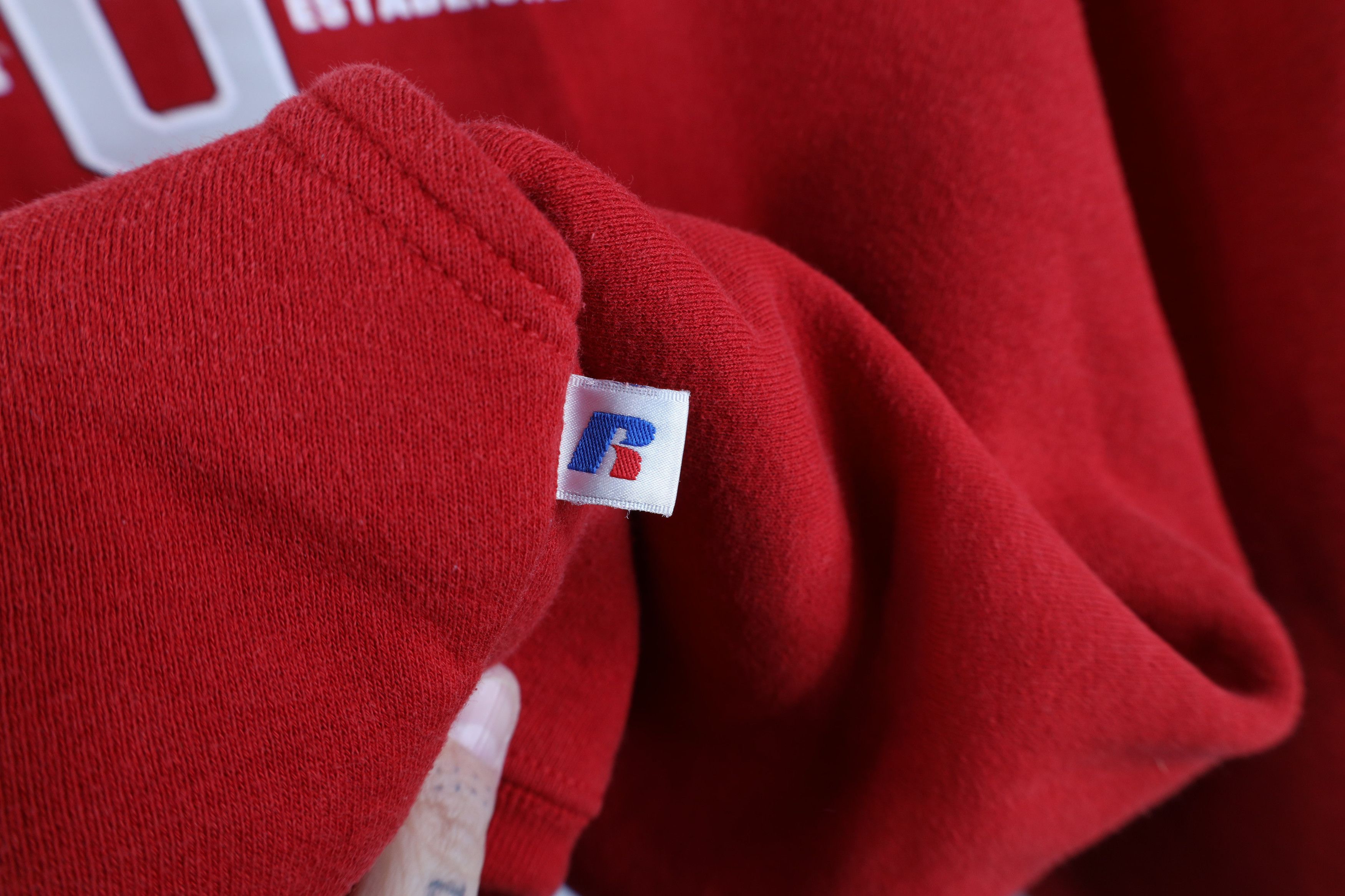 Russell Athletic × Vintage Vintage 90s Russell Athletic Ohio State University Hoodie Size US XXL / EU 58 / 5 - 6 Thumbnail