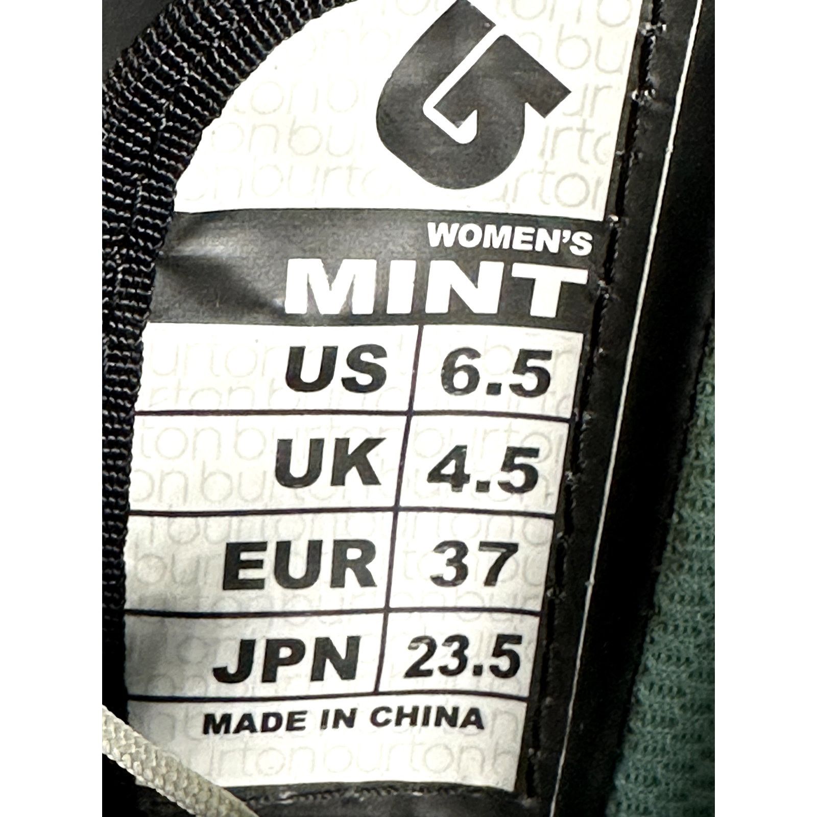 Burton BURTON Mint Boa Snowboard Boots Black Women's Size 6 Size US 6.5 / IT 36.5 - 11 Thumbnail