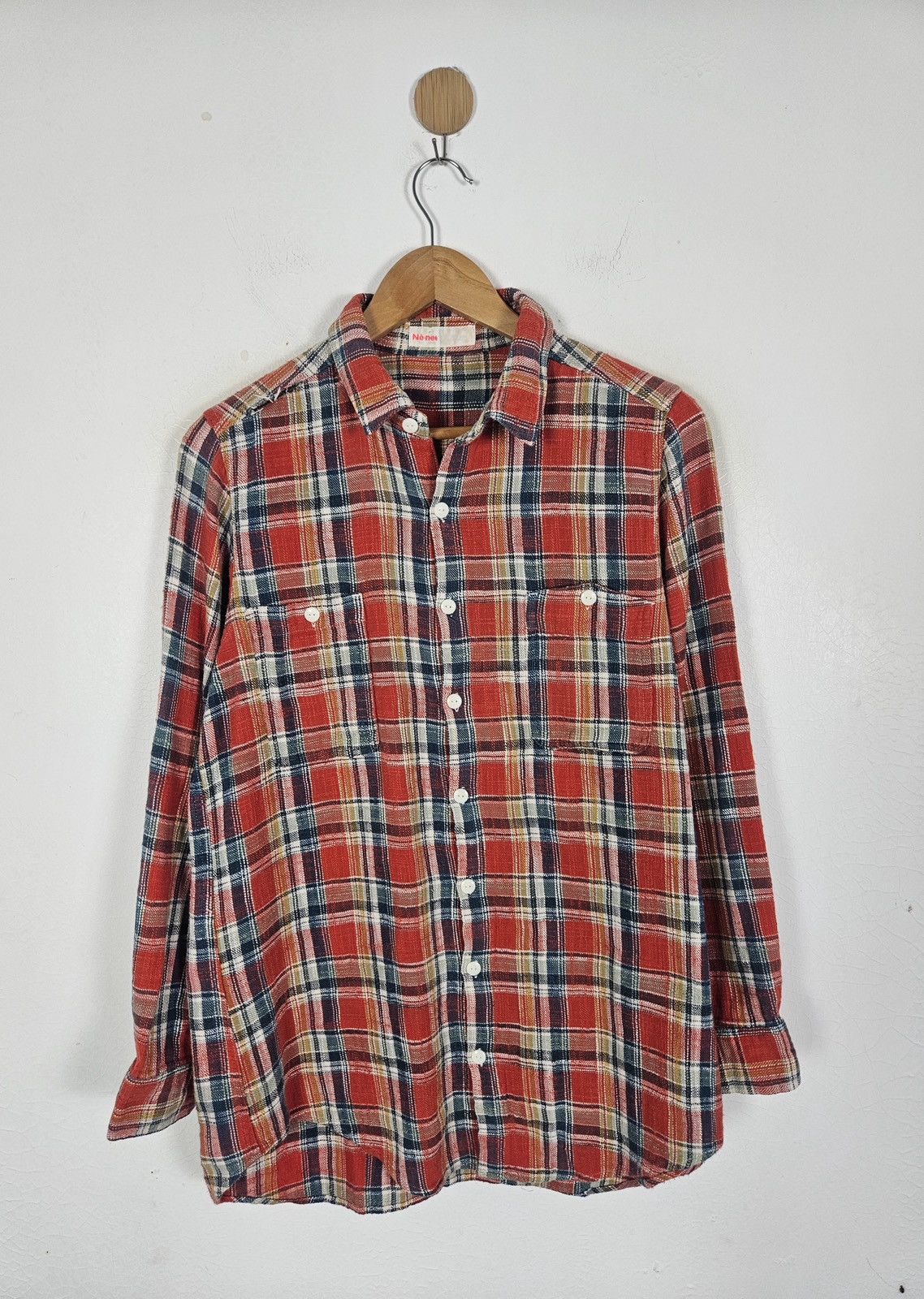 Ne-Net Nenet checkered flannel shirt Size US L / EU 52-54 / 3 - 1 Thumbnail