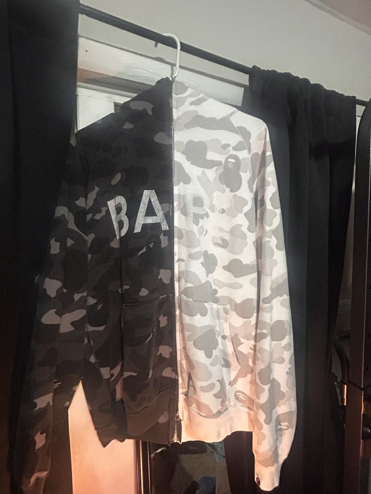 Bape Bape Half Zip Hoodie Size US L / EU 52-54 / 3 - 1 Thumbnail