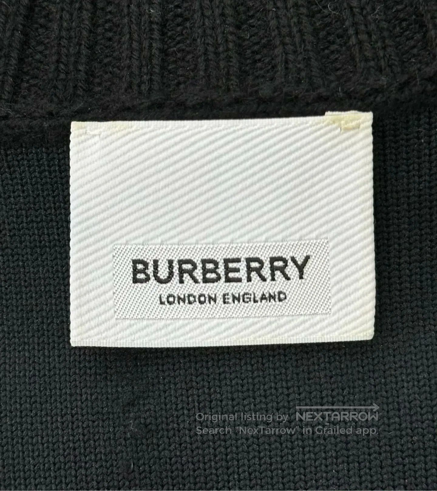 Burberry Burberry Black Deer Full Print Logo Knit Wool Cardigan| Size US S / EU 44-46 / 1 - 3 Thumbnail