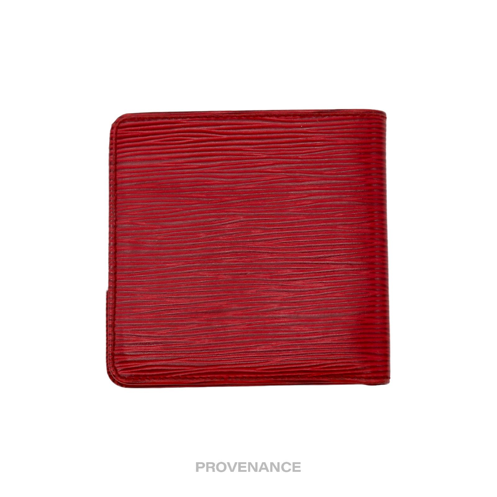 Louis Vuitton 🔴 Louis Vuitton MALLETIER Marco Wallet - Red Epi Leather Size ONE SIZE - 3 Thumbnail