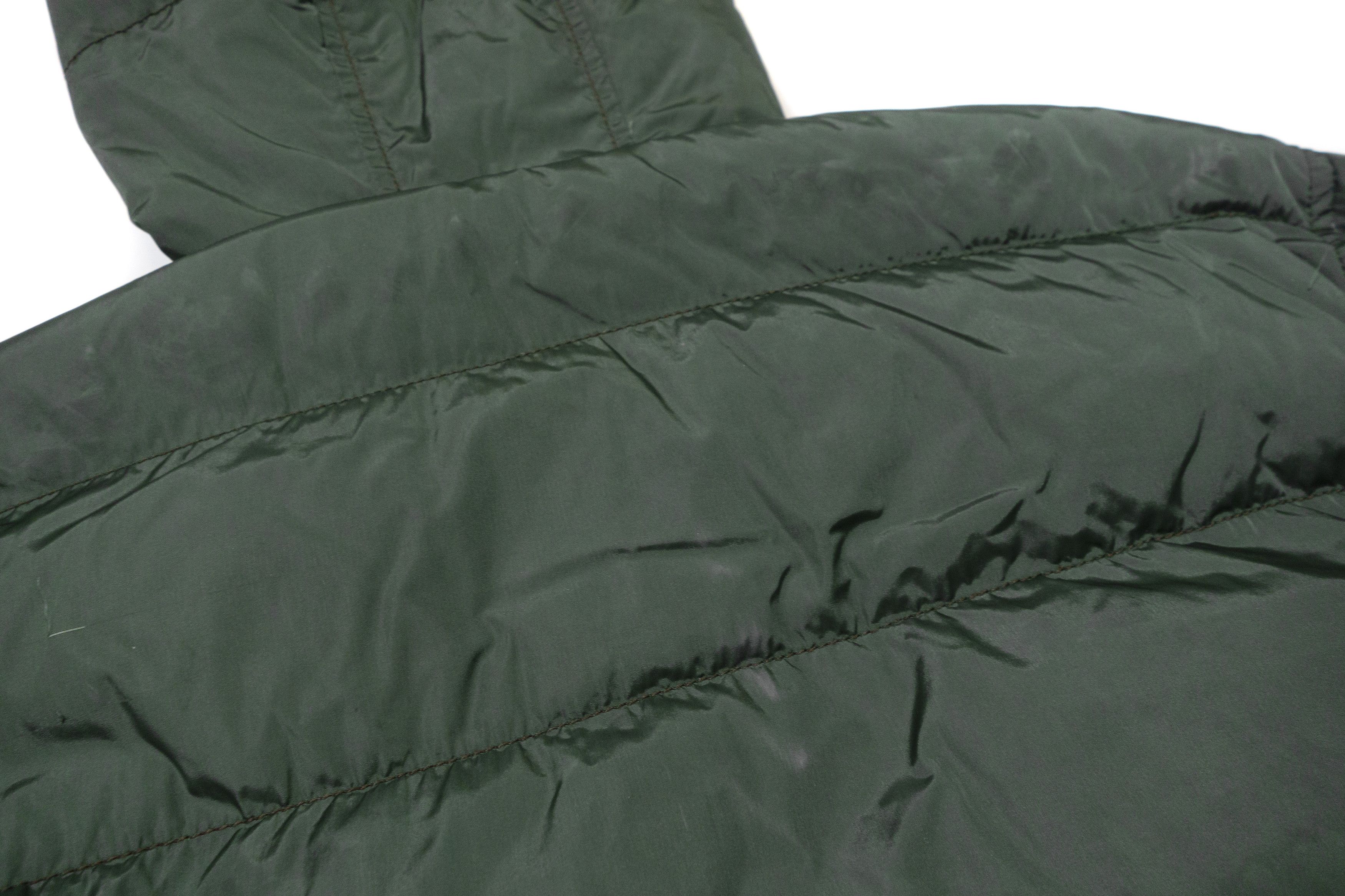 Prada 00s Quilted Nylon Down Beaver Fur Trim Parka Jacket Archive Size L / US 10 / IT 46 - 8 Thumbnail