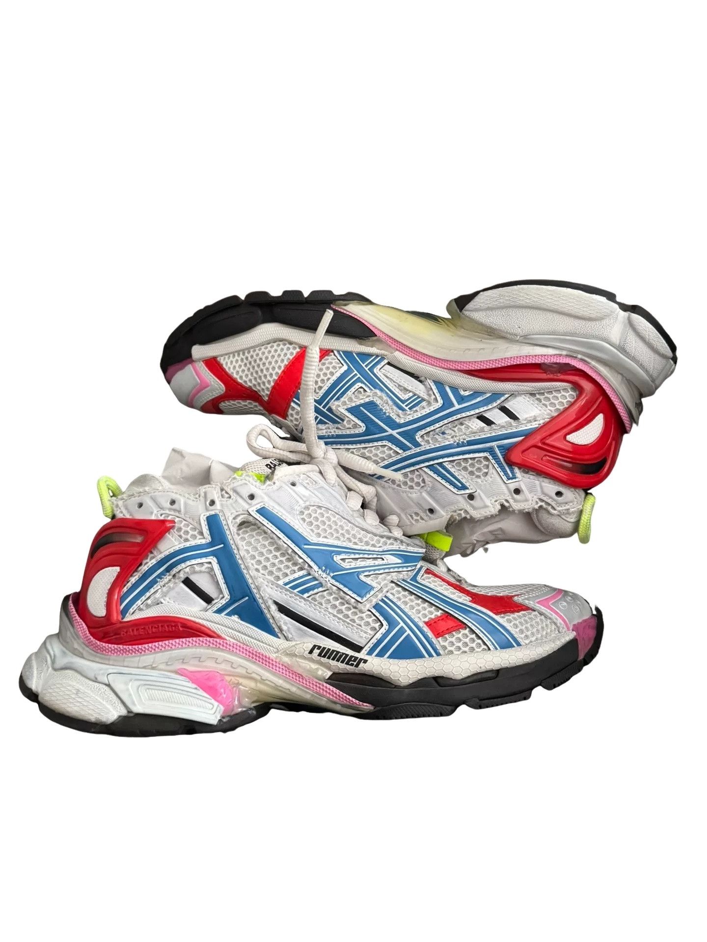 Balenciaga Balenciaga Runner Multi-Color Sneakers US 8 Size US 8 / EU 41 - 1 Thumbnail
