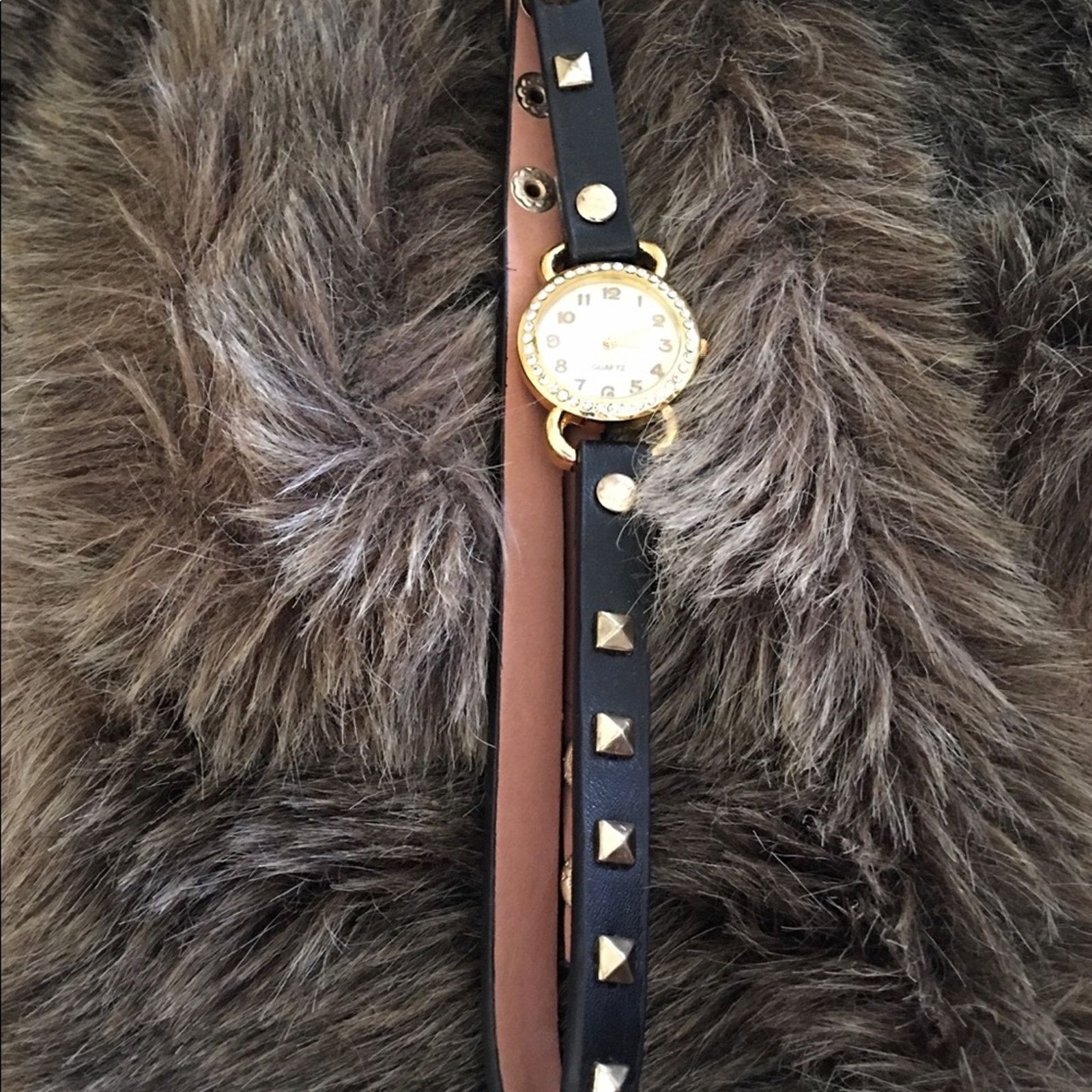 Jewelry Ladies genuine leather long strap wrap watch Size ONE SIZE - 4 Thumbnail