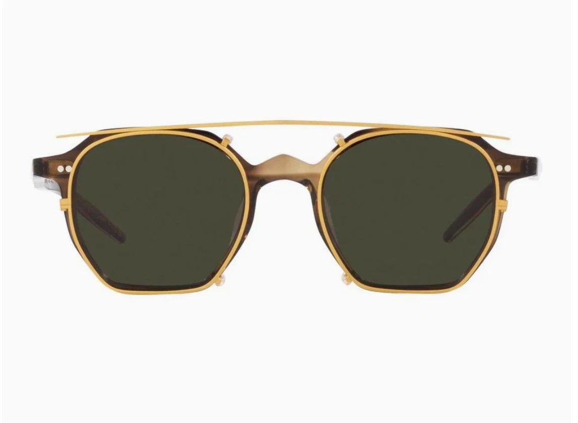 Oliver Peoples Gio. PONTI - 5 Geometric Eyeglasses 47mm+ Clip-on Size ONE SIZE - 7 Thumbnail