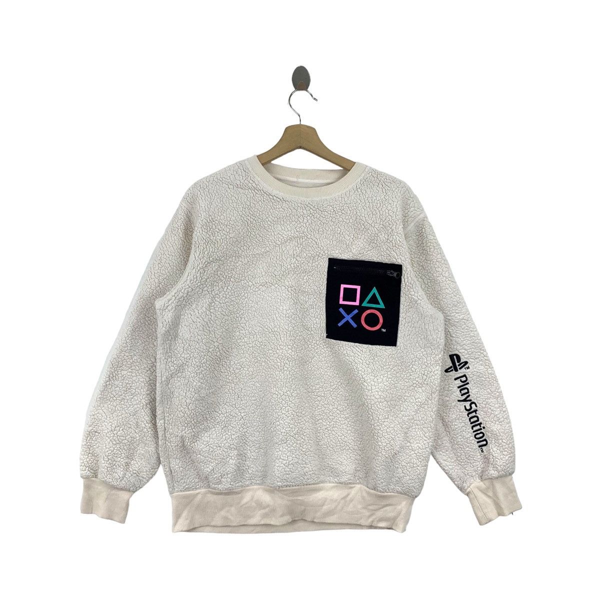 Japanese Brand × Playstation GU x PLAYSTATION Japanese Single Pocket Fleece Sweatshirt Size US S / EU 44-46 / 1 - 1 Thumbnail