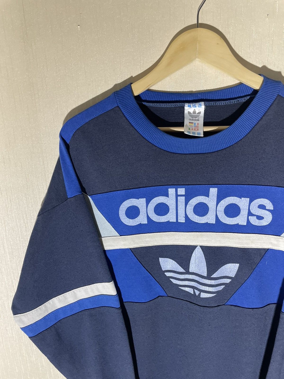 Adidas × Vintage Adidas vintage sweatshirt 90s Size US M / EU 48-50 / 2 - 2 Thumbnail