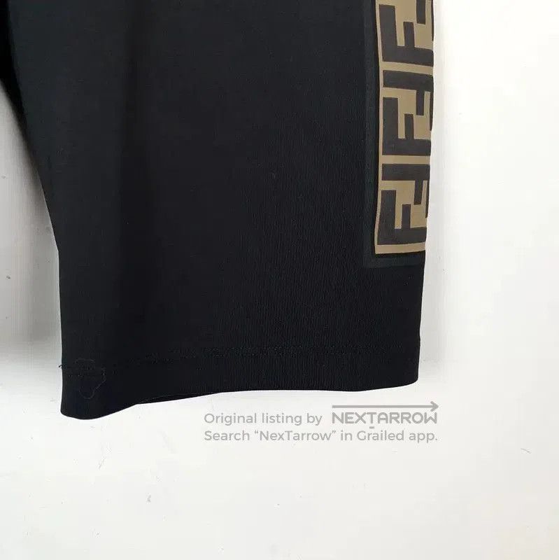 Fendi Fendi Women's Black Shorts with Logo Detail . Size 23" - 4 Thumbnail
