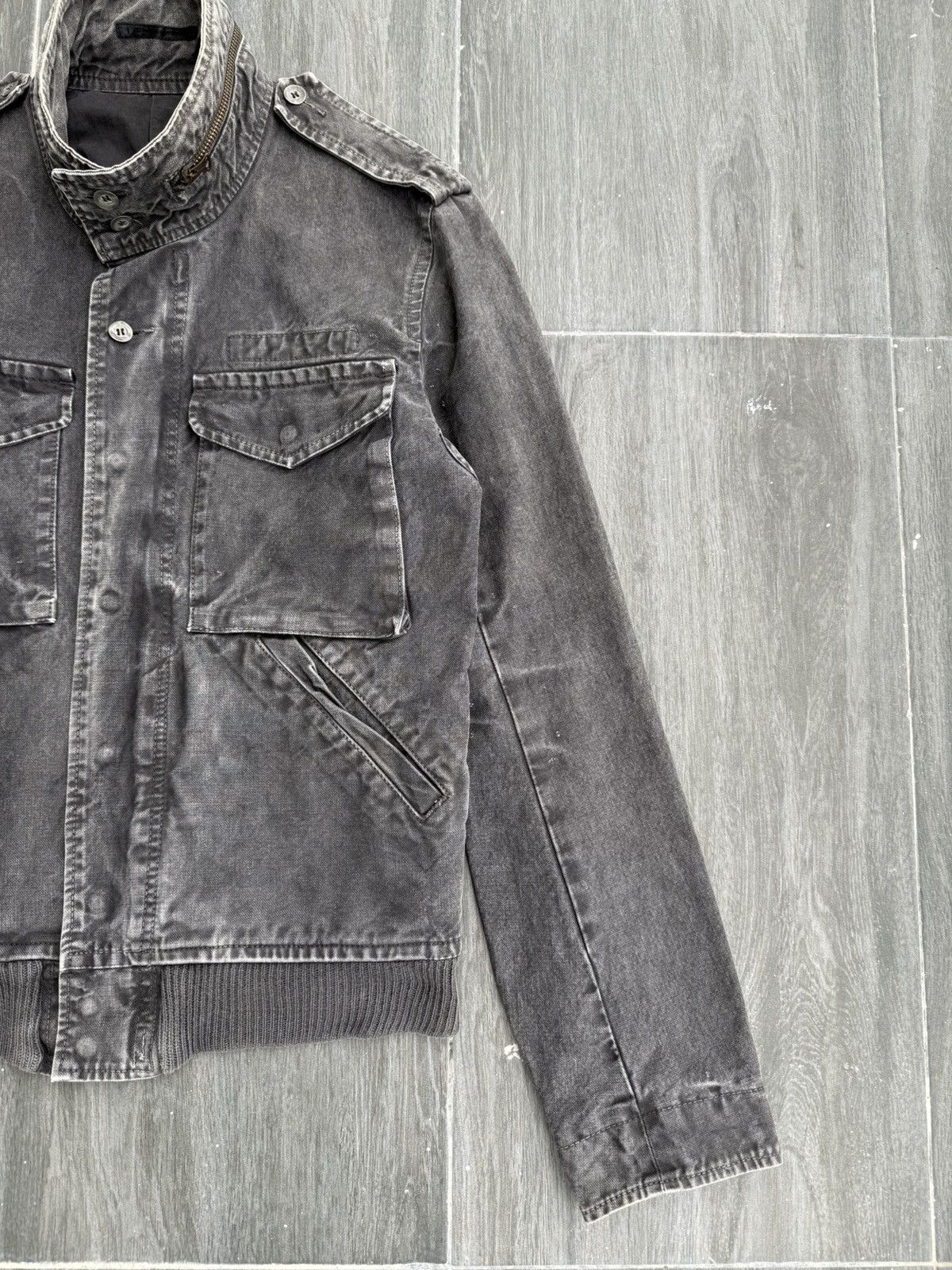 The Viridi-anne Crazy Faded The Viridi-Anne Multipocket Utility Denim Jacket Size US M / EU 48-50 / 2 - 2 Thumbnail