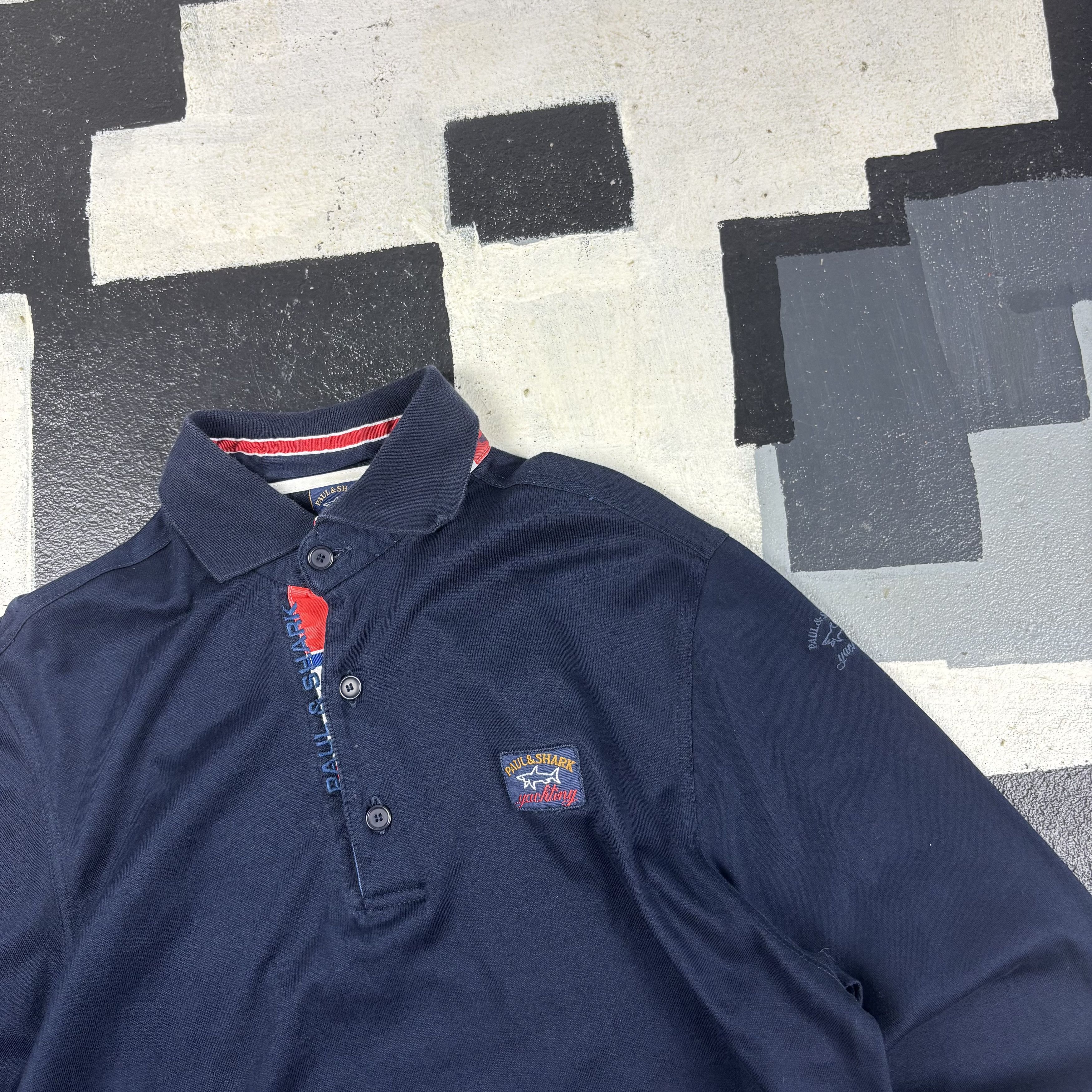 Paul & Shark Paul & Shark Long Sleeve Polo Size US M / EU 48-50 / 2 - 3 Thumbnail