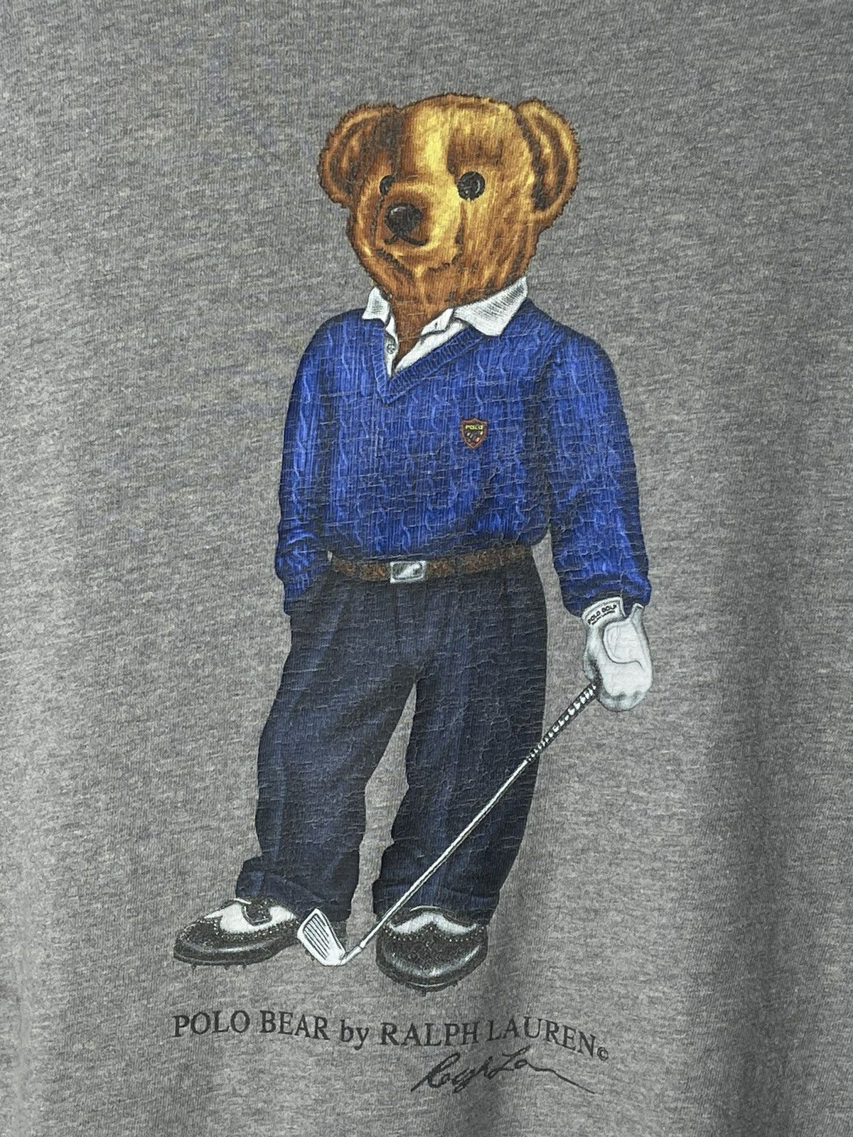 Polo Ralph Lauren × RRL Ralph Lauren × Vintage T-Shirt Polo Bear Golf OG Vintage Size US L / EU 52-54 / 3 - 7 Thumbnail