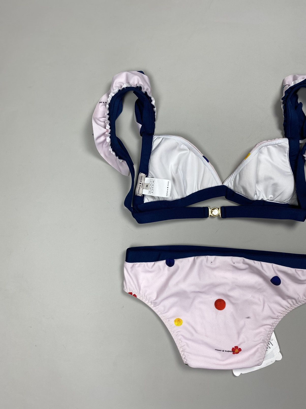 Natasha Zinko BNWT! Natasha Zinko Neoprene Bikini 2 Piece swim suit Size XS / US 0-2 / IT 36-38 - 7 Thumbnail