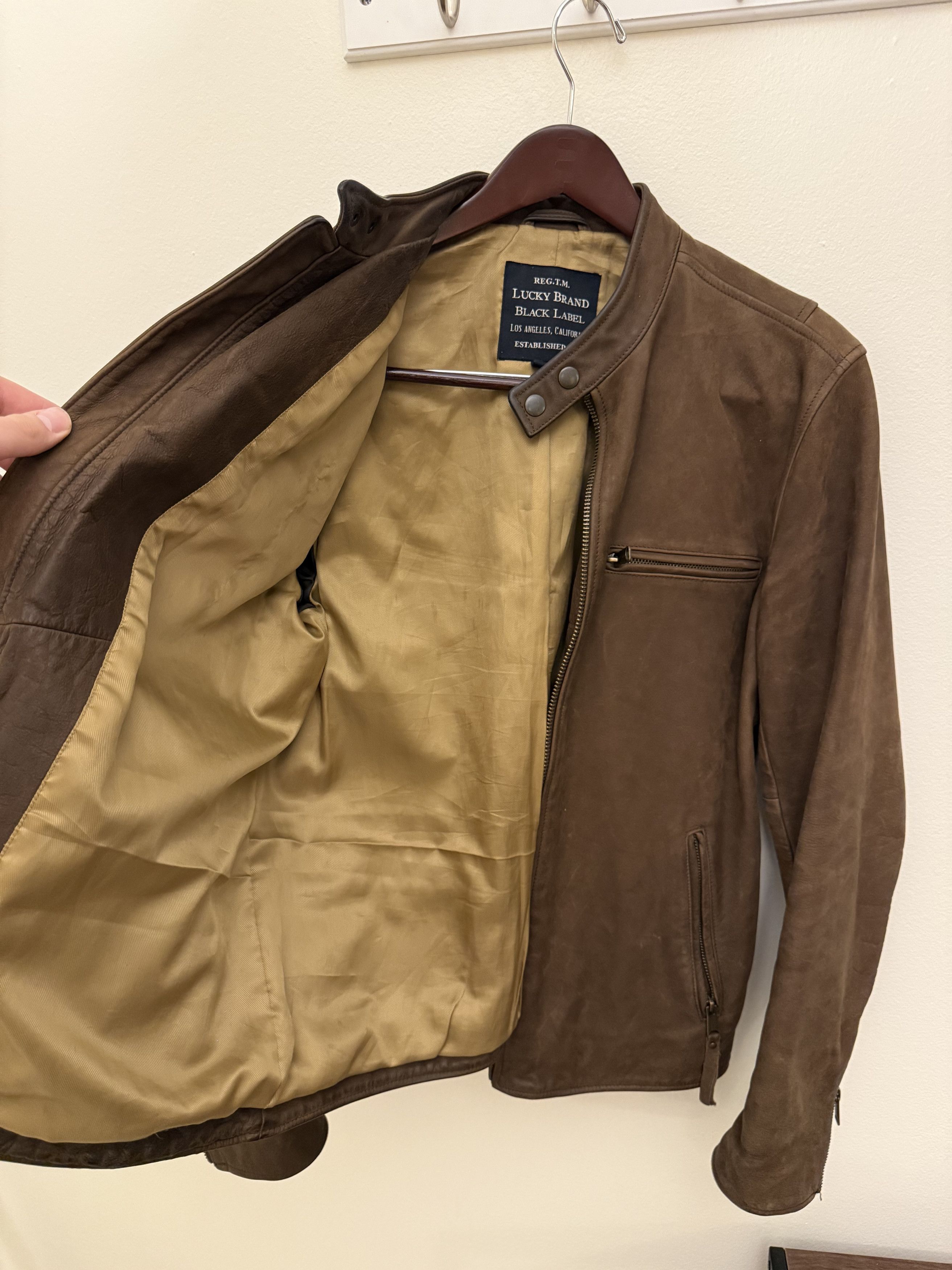 Lucky Brand Lucky Brand Black Label Leather Jacket Size US M / EU 48-50 / 2 - 3 Thumbnail