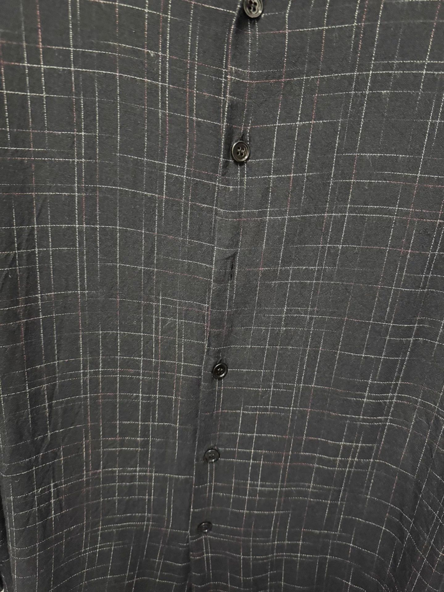 Saint Laurent Paris Saint Laurent SLP silk black bamboo pattern shirt Size US L / EU 52-54 / 3 - 4 Thumbnail