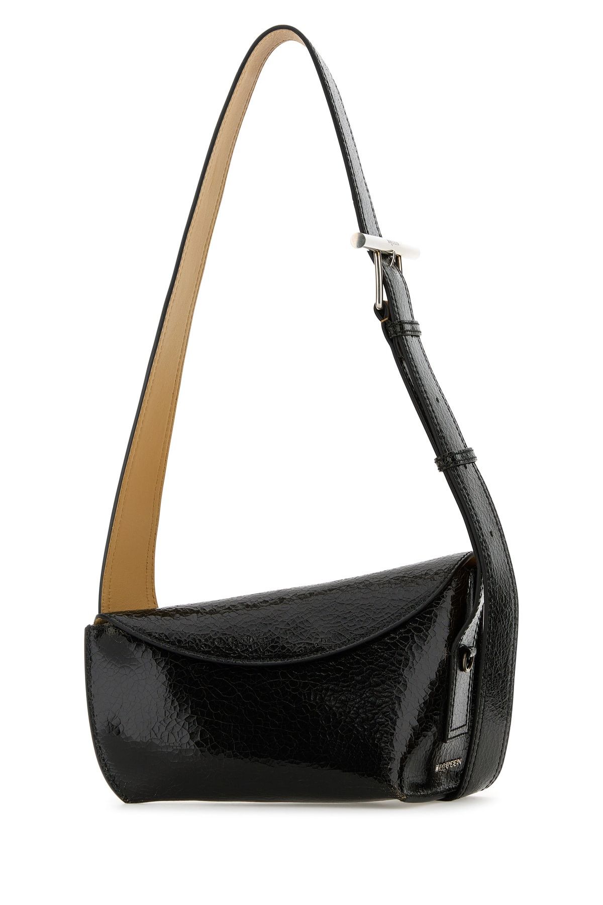 Alexander McQueen Black Leather Sling Crossbody Bag Size ONE SIZE - 1 Thumbnail