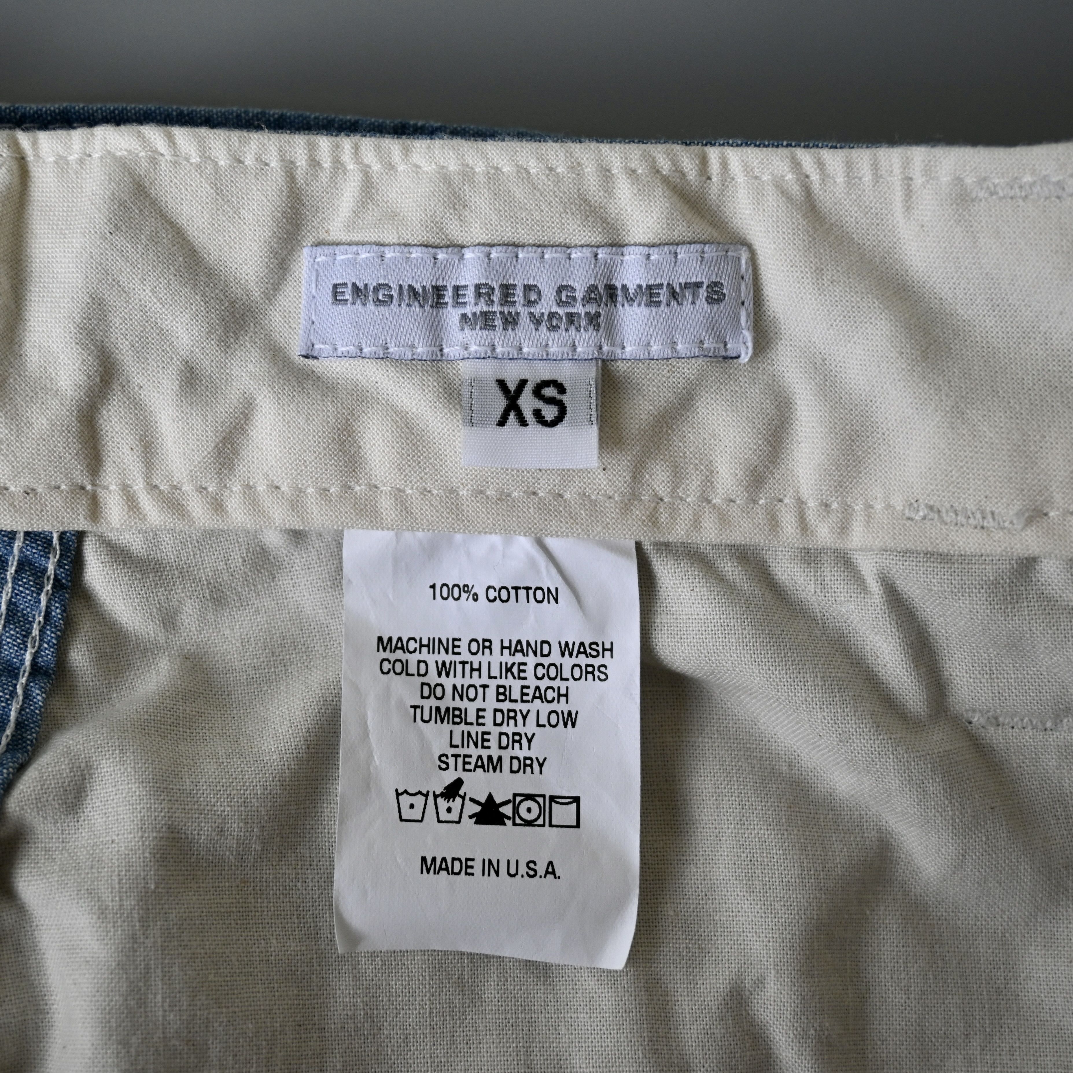 Engineered Garments UNUSED, Engineered Garments painter shorts, chambray, XS Size US 30 / EU 46 - 8 Thumbnail