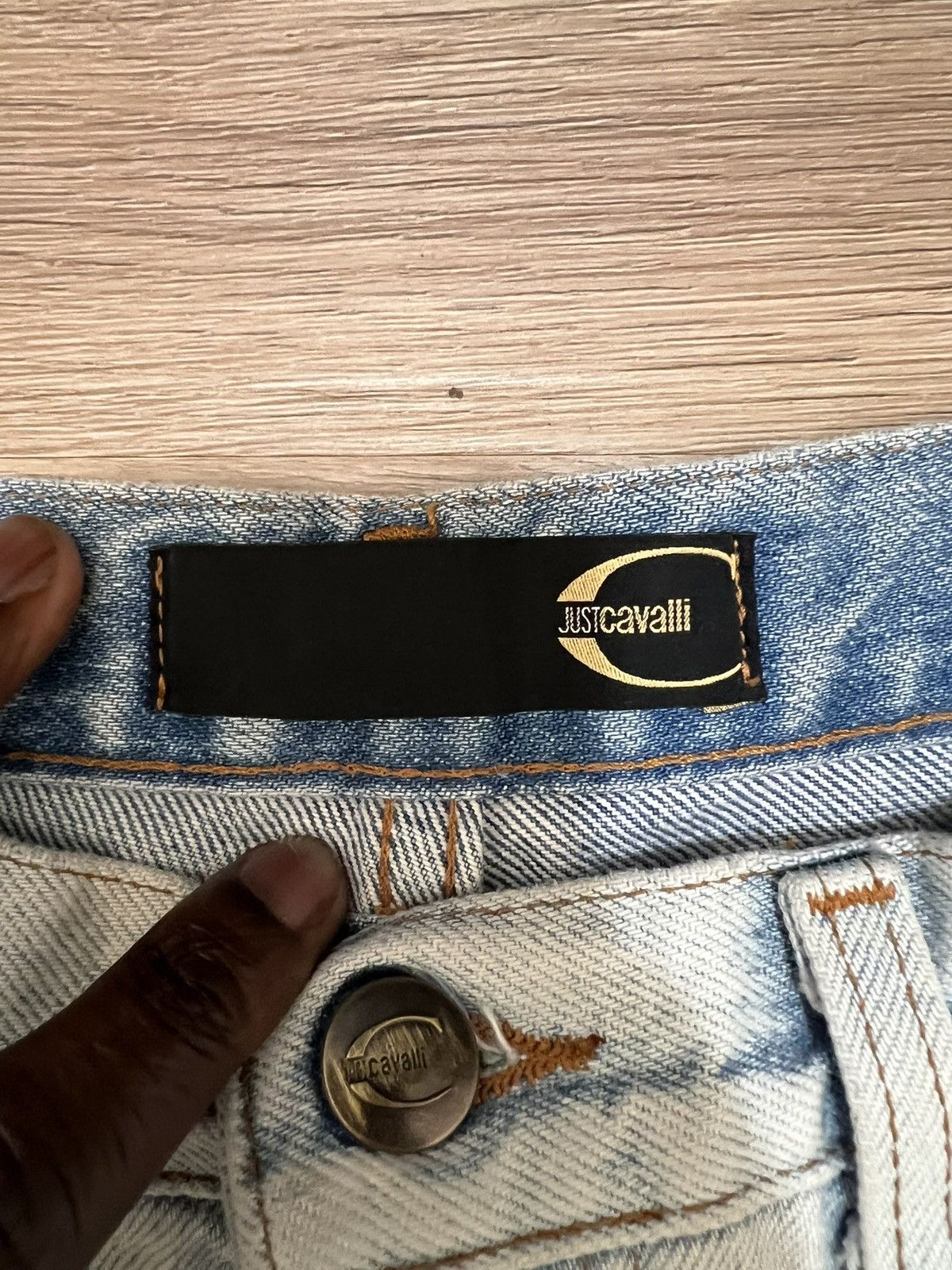 Roberto Cavalli Just Cavalli by Roberto Cavalli Denim Jeans Size US 30 / EU 46 - 2 Thumbnail