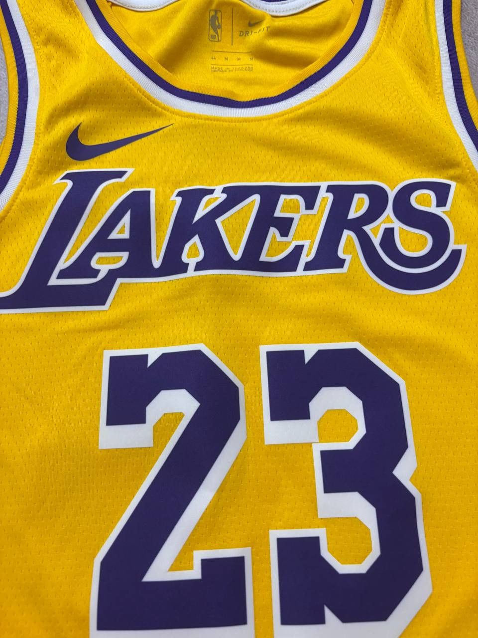 NBA Nike NBA Los Angeles Lakers LeBron James Jersey Gold Size US M / EU 48-50 / 2 - 3 Thumbnail