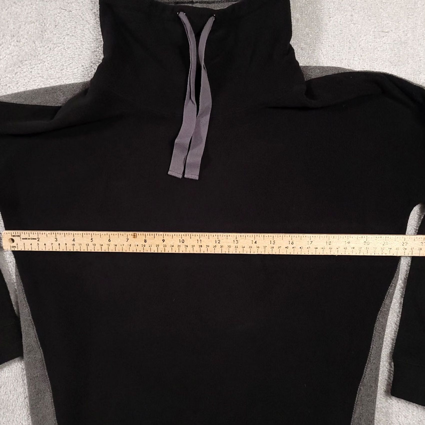 Vintage Cuddl Duds Fleecewear Stretch Sweatshirt Women's XS Oversized Cowl Neck Lounge Shirt Pullover Gray, Long Sleeve, Relaxed, Regular, Casual Size XS / US 0-2 / IT 36-38 - 6 Thumbnail