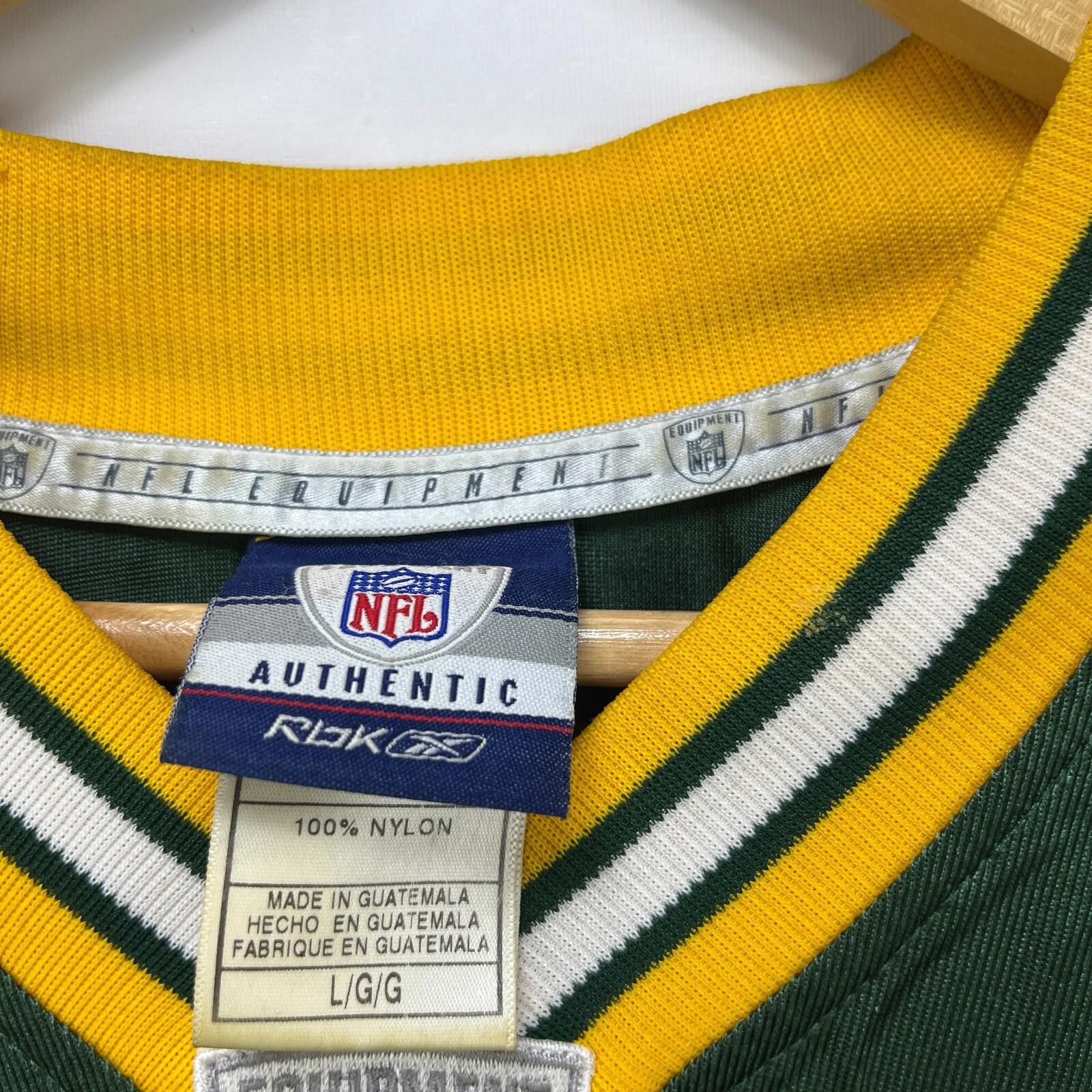 Reebok Vintage 90s Green Bay Packers Brett Favre NFL Jersey Large Size ONE SIZE - 7 Thumbnail