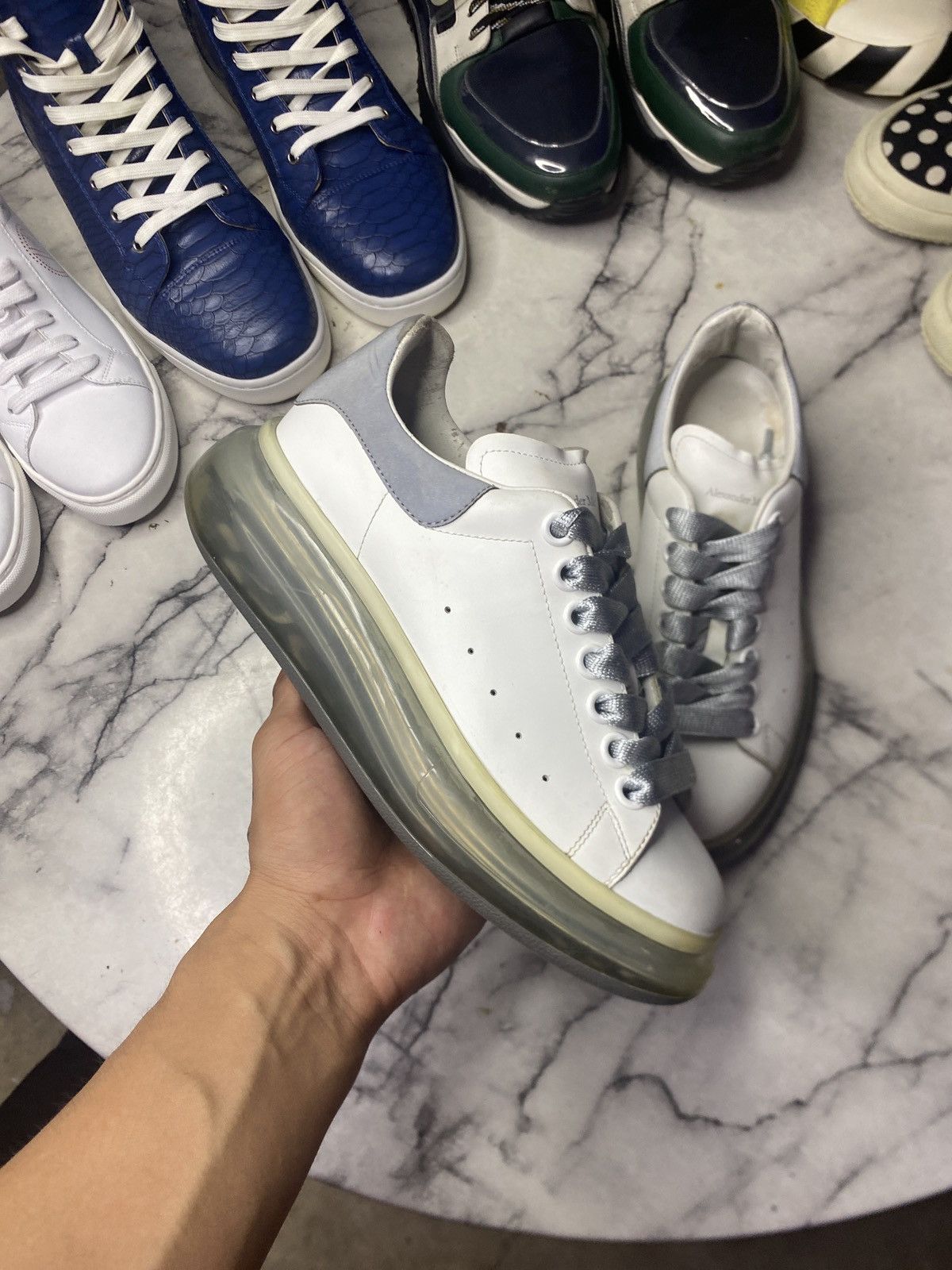 Alexander McQueen Alexander McQueen oversized sneaker Size US 7 / IT 37 - 1 Thumbnail