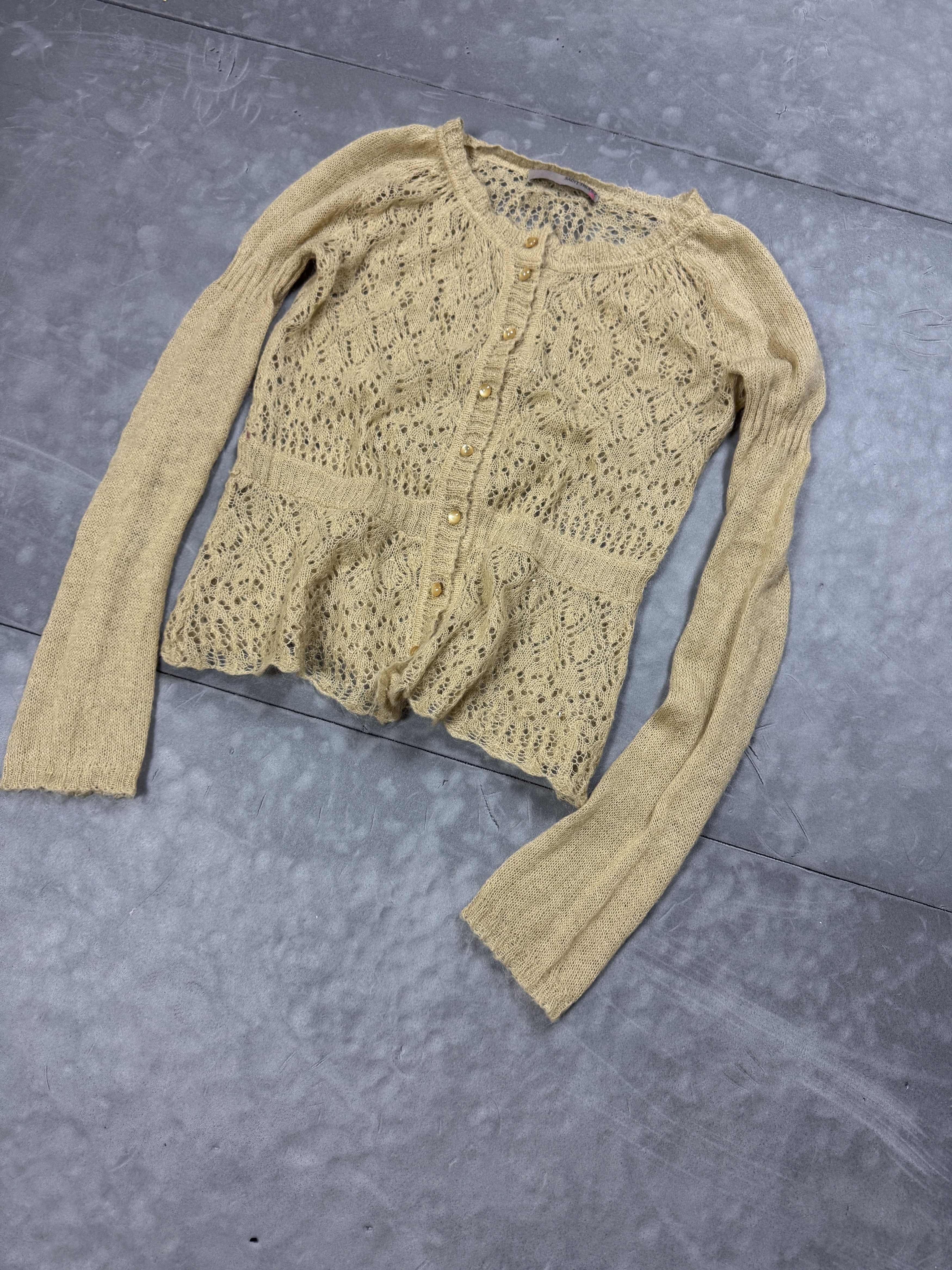 Vintage Vintage Saint Tropez Cashmere Cardigan Sweater (S/M) Size M / US 6-8 / IT 42-44 - 3 Thumbnail