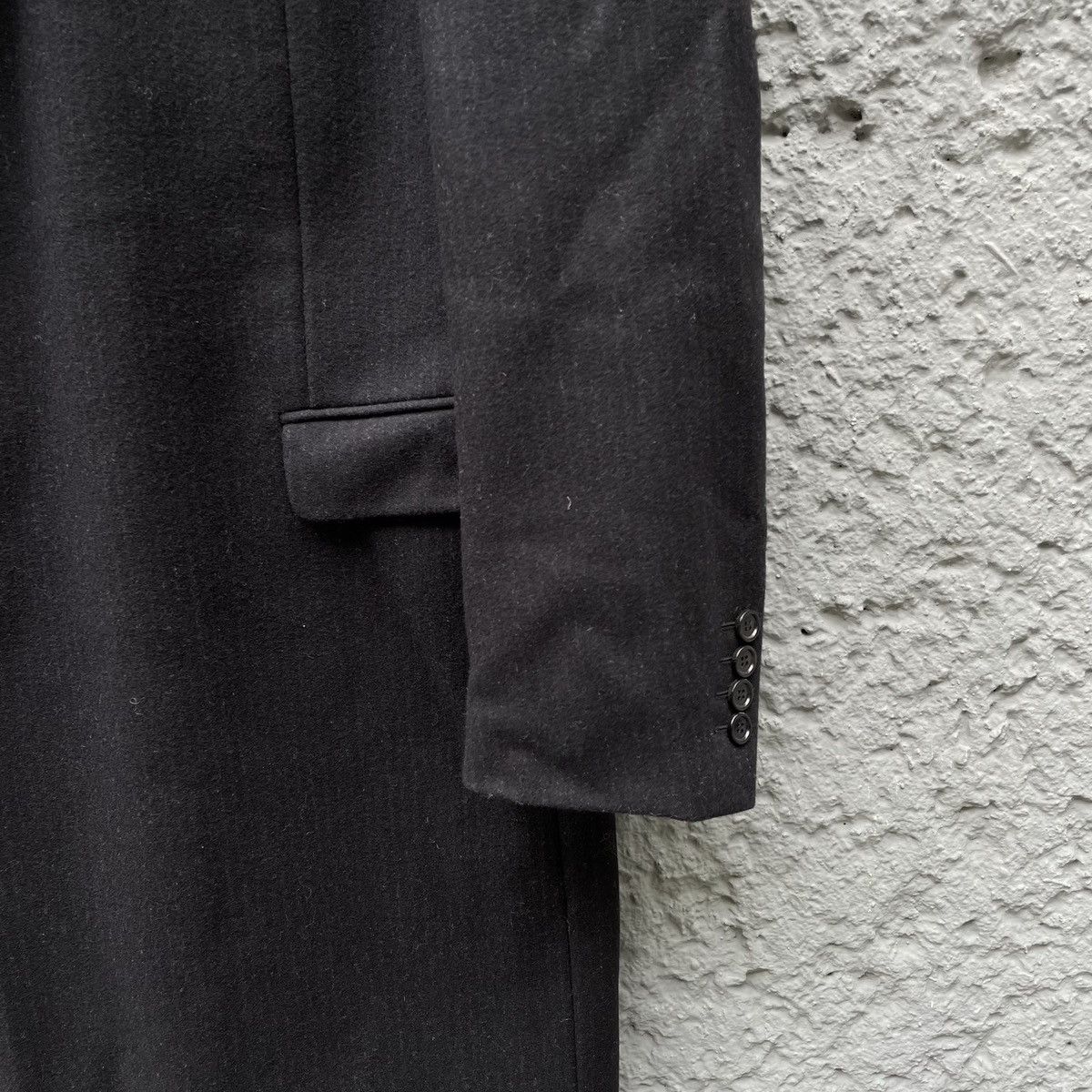 Dior Dior Homme Black Wool Pinstripe Single-Breasted Coat Jacket Size US L / EU 52-54 / 3 - 5 Thumbnail
