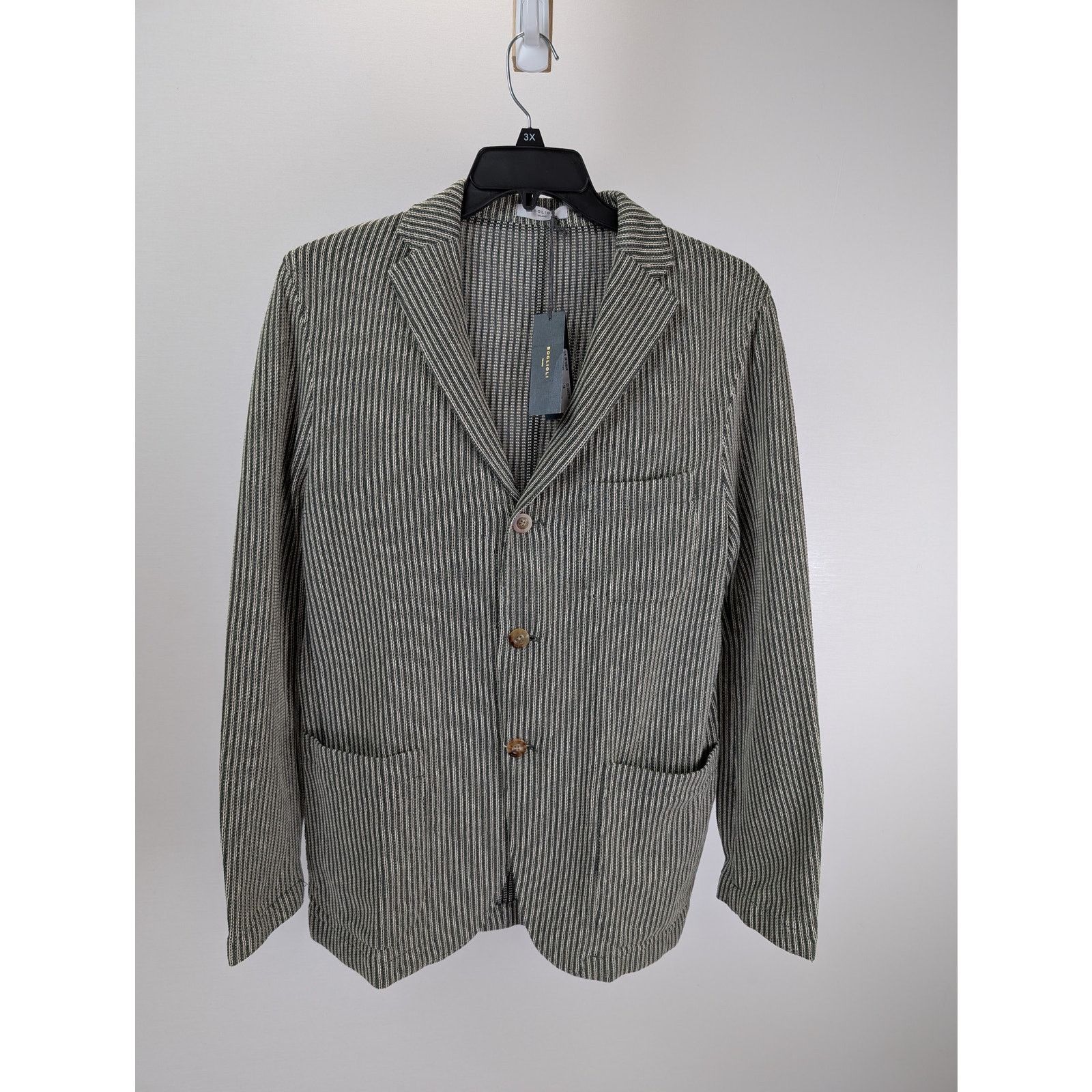 Boglioli o1rshd1 CC20 Striped Blazer Jacket Suits in Multicolor Size US M / EU 48-50 / 2 - 7 Thumbnail