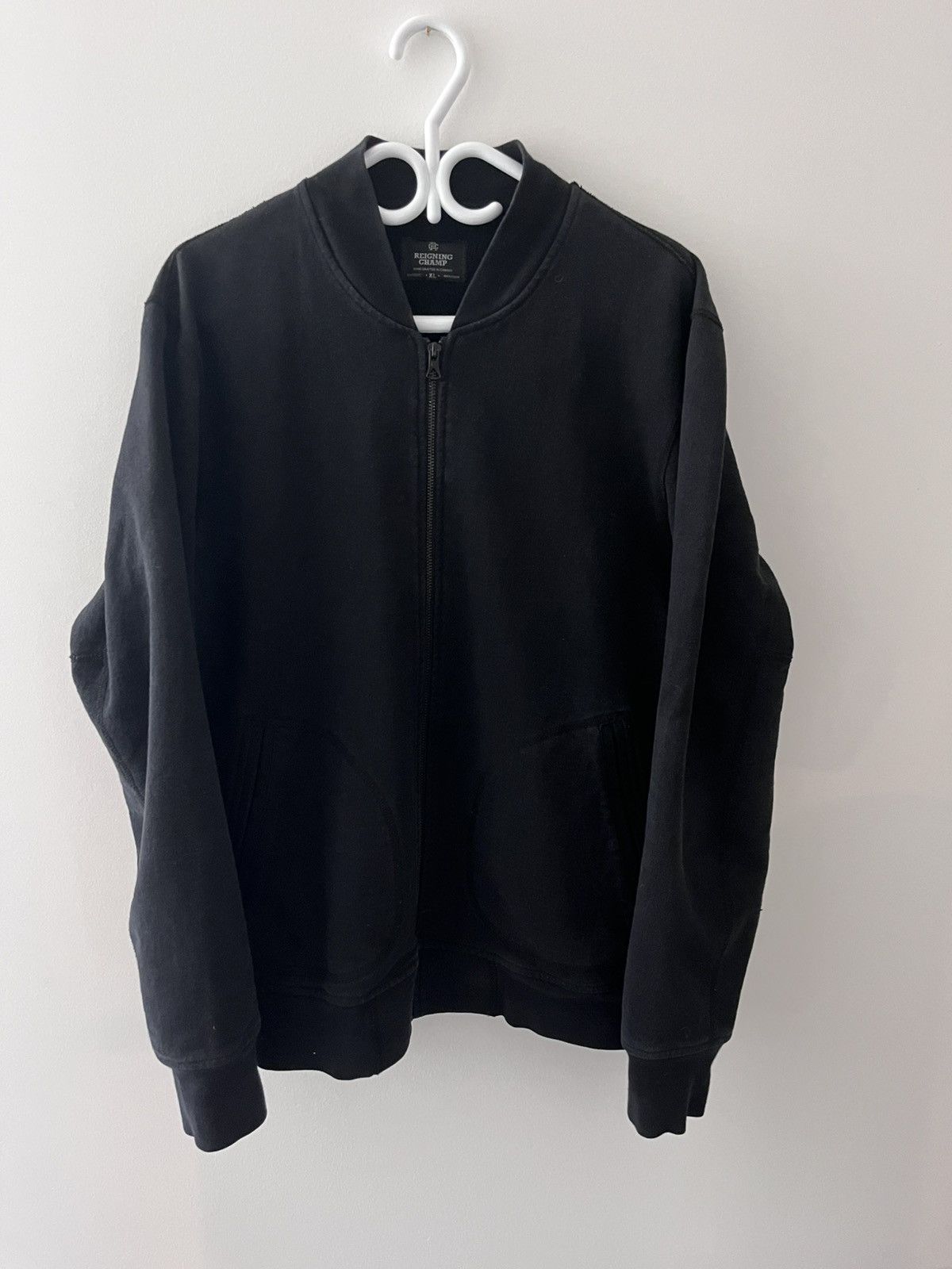 Reigning Champ Reigning Champ Fleece Bomber XL Black Size US XL / EU 56 / 4 - 1 Thumbnail
