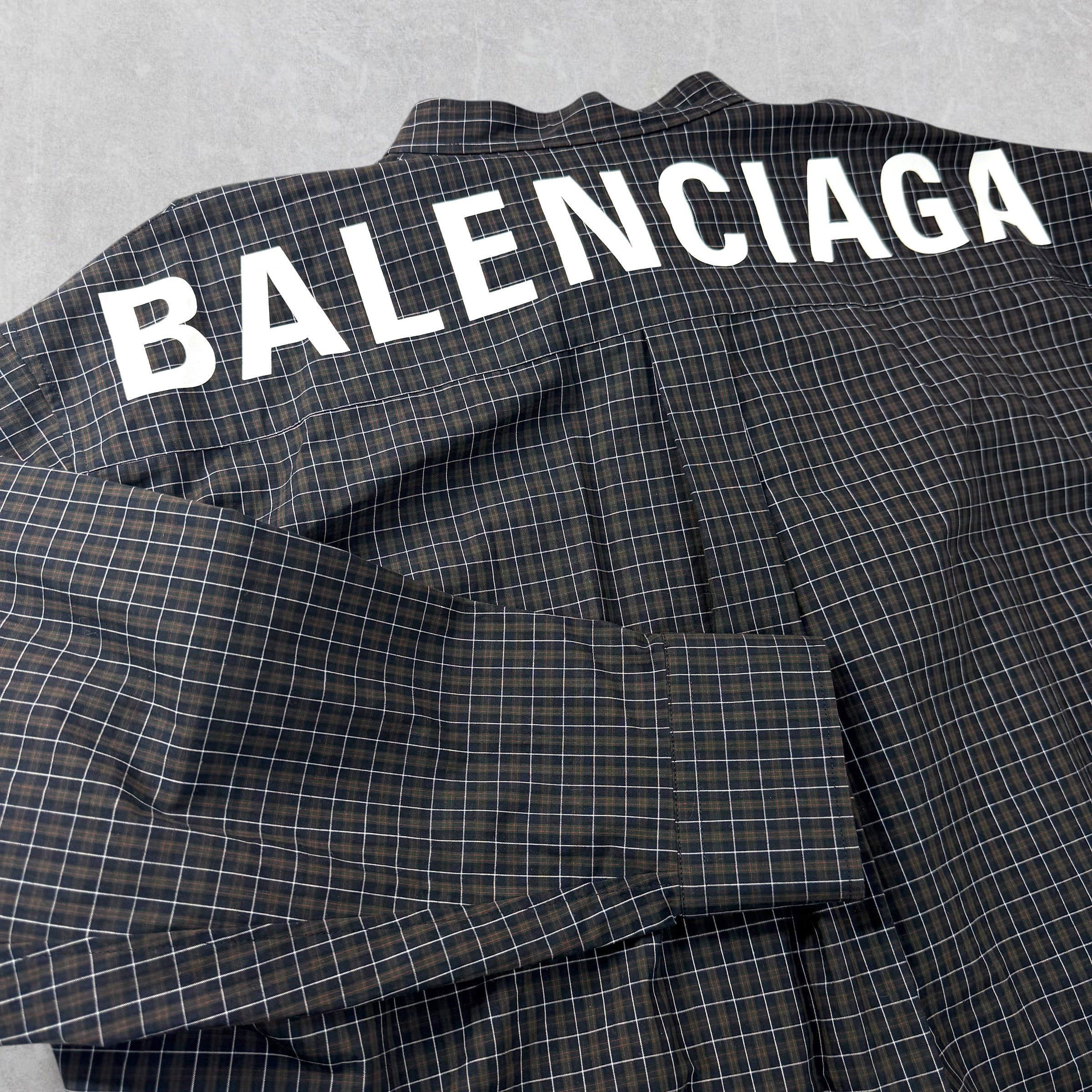 Balenciaga Balenciaga Swing Checkerboard Shirt 36 (S) Size US S / EU 44-46 / 1 - 5 Thumbnail