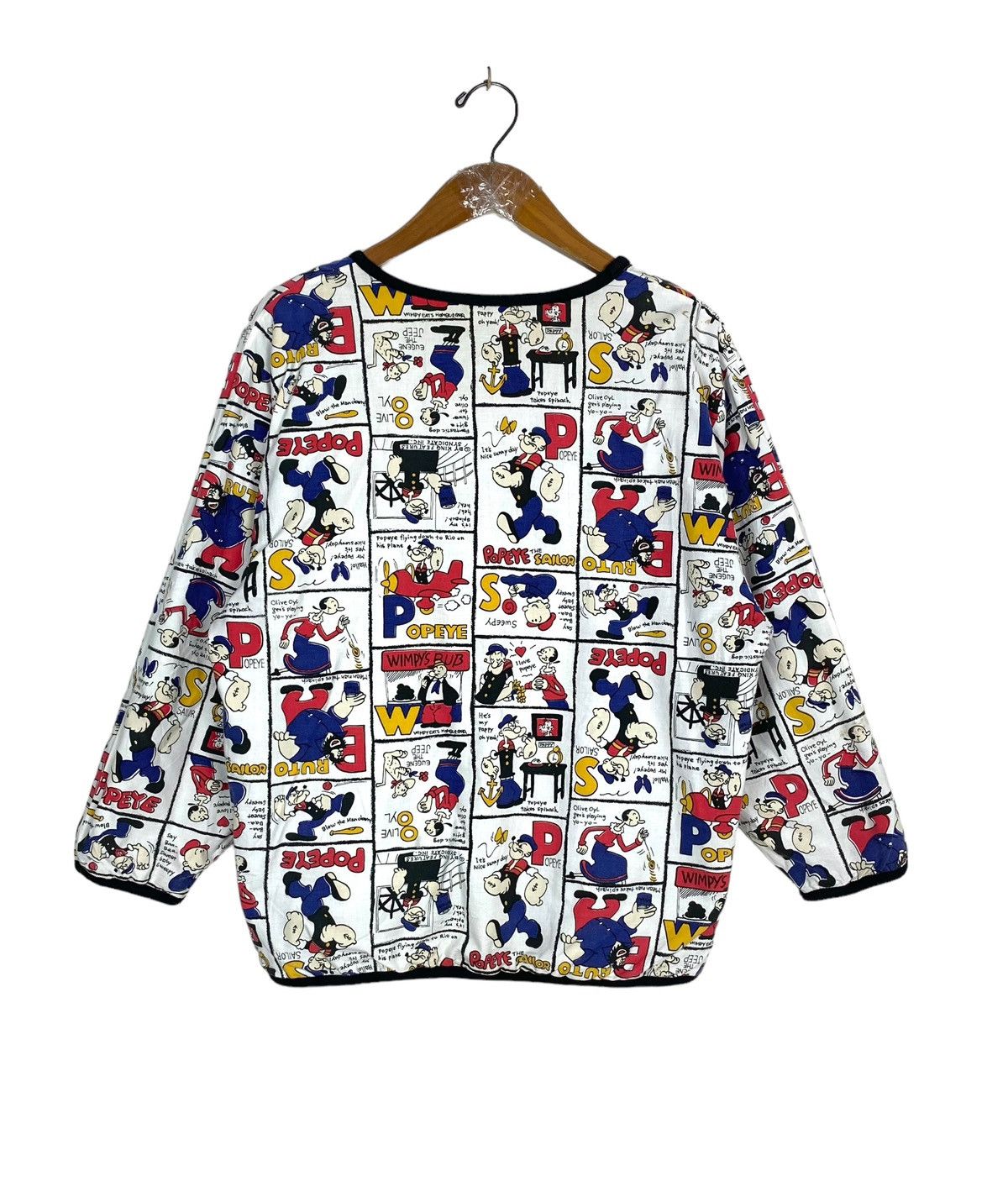 Japanese Brand Rare‼️ Olive Popeye Wife Full Print Reversible Sweatshirt Size M / US 6-8 / IT 42-44 - 8 Thumbnail
