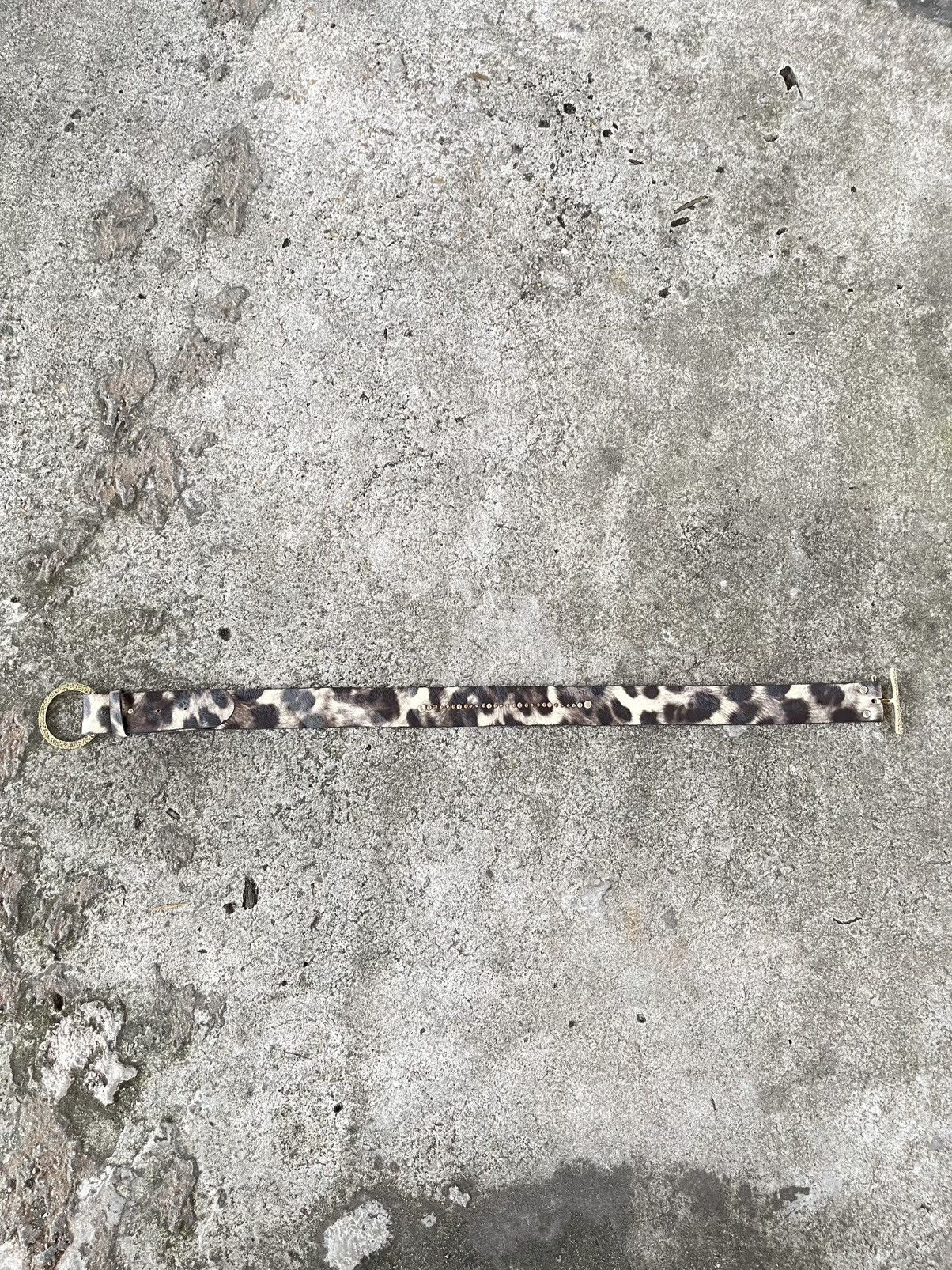 Japanese Brand Leopard wide belts Size ONE SIZE - 2 Thumbnail