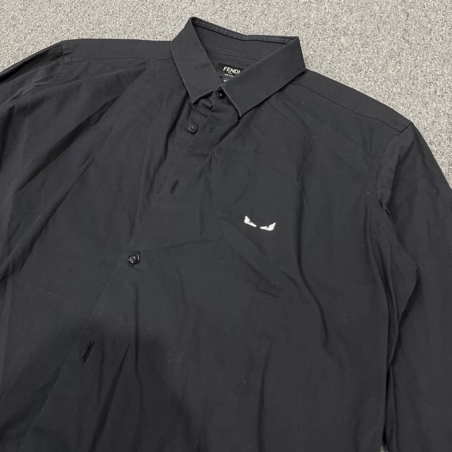 Fendi Fendi Little Devil Black Longsleeve Shirt 40 95 New Size US M / EU 48-50 / 2 - 3 Thumbnail
