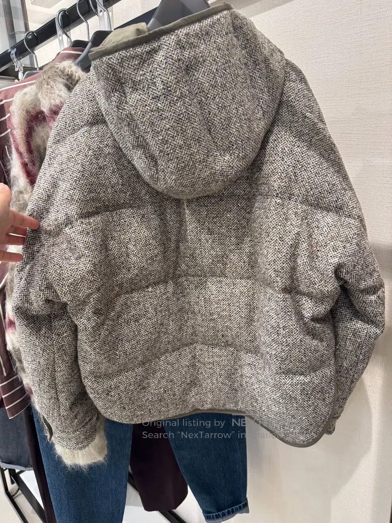 Brunello Cucinelli Brunello Cucinelli Double-sided wear goose down jacket Size S / US 4 / IT 40 - 6 Thumbnail