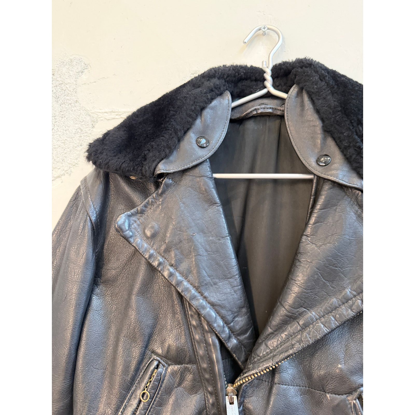 Vintage Vintage Marquis de Suede 60's Fur Collar Police Jacket Size US M / EU 48-50 / 2 - 5 Thumbnail