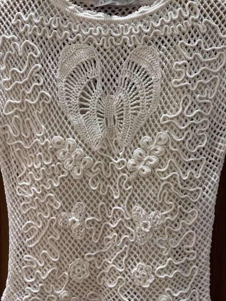 Dior Dior Hollow-out knitted vest Size XS / US 0-2 / IT 36-38 - 3 Thumbnail