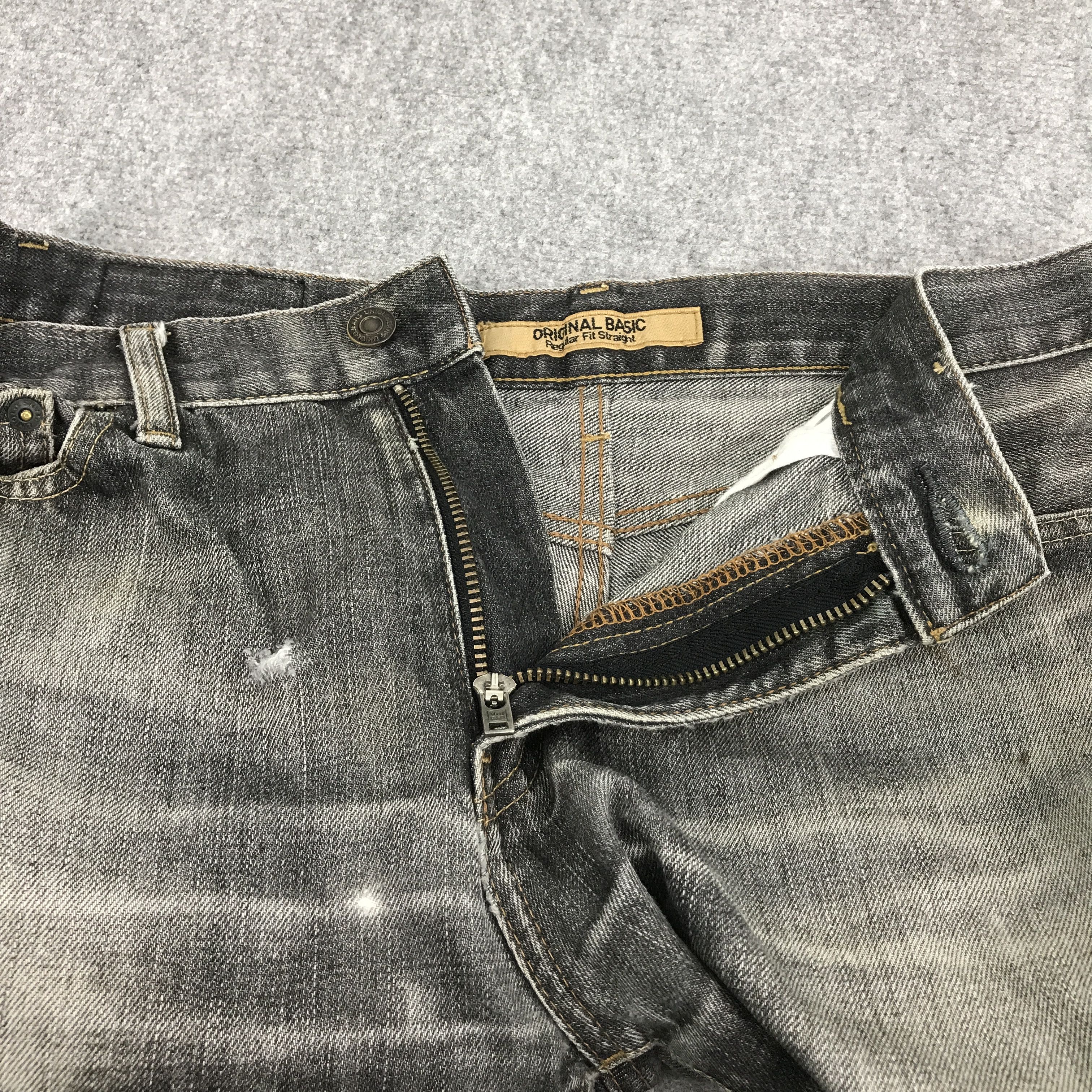 Japanese Brand × Uniqlo JAPANESE ORIGINAL UNIQLO DISTRESSED PANTS JEANS Size US 32 / EU 48 - 7 Thumbnail