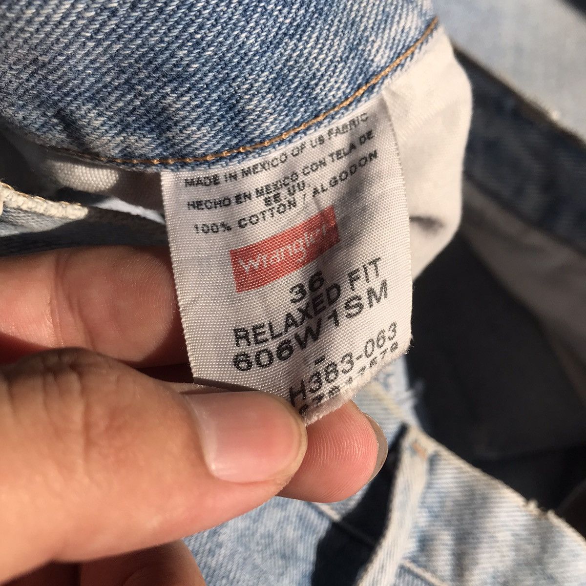 Hysteric Glamour × Vintage × Wrangler Vintage Wrangler Jeans Short Pants Jeans Baggy And loose fit Size US 36 / EU 52 - 7 Thumbnail