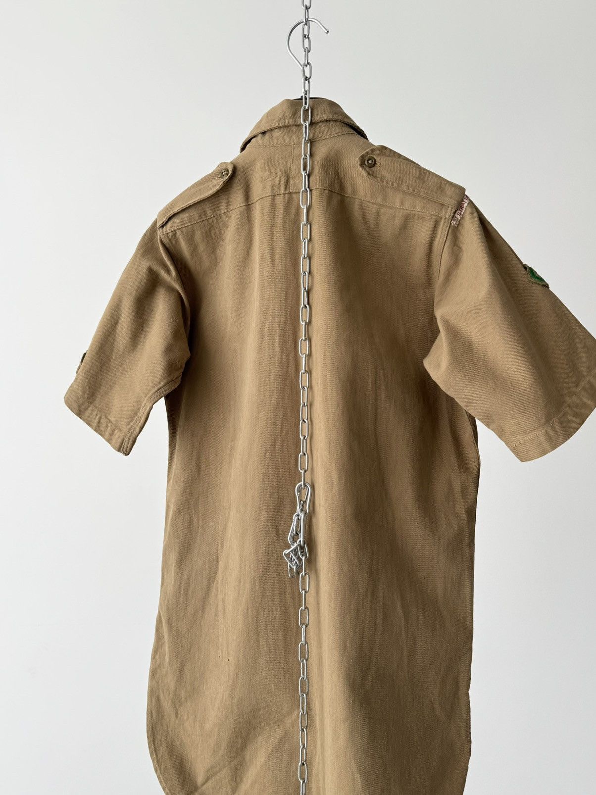Vintage Original 1940s British Boy Scouts ‘Bukta’ Shirt Size US S / EU 44-46 / 1 - 4 Thumbnail