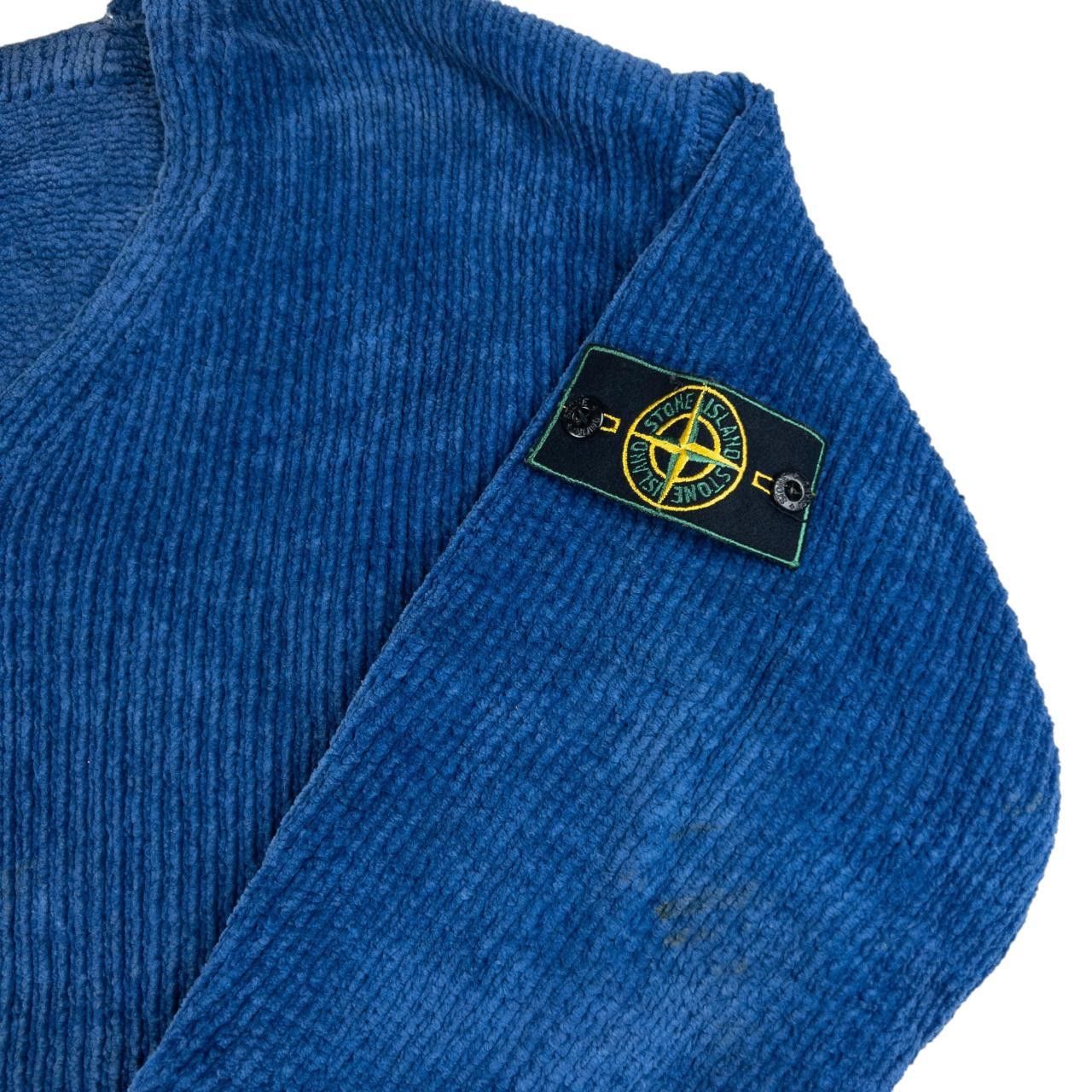 Stone Island Vintage 90s Stone Island Chenille Jumper Size XL Size US XL / EU 56 / 4 - 4 Thumbnail