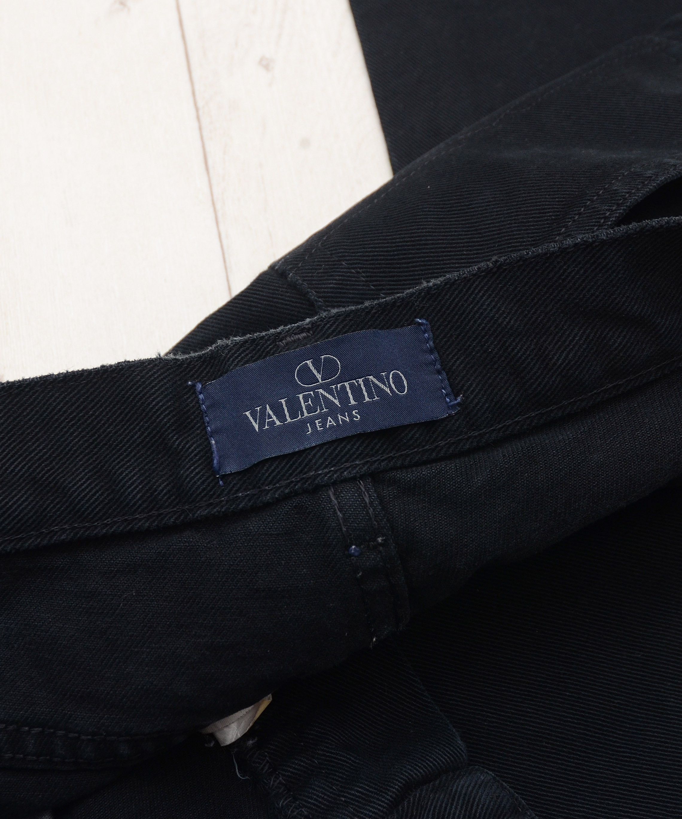 Valentino × Vintage Valentino Jeans Vintage 90s Black Pants Luxury Y2K Size US 34 / EU 50 - 11 Thumbnail