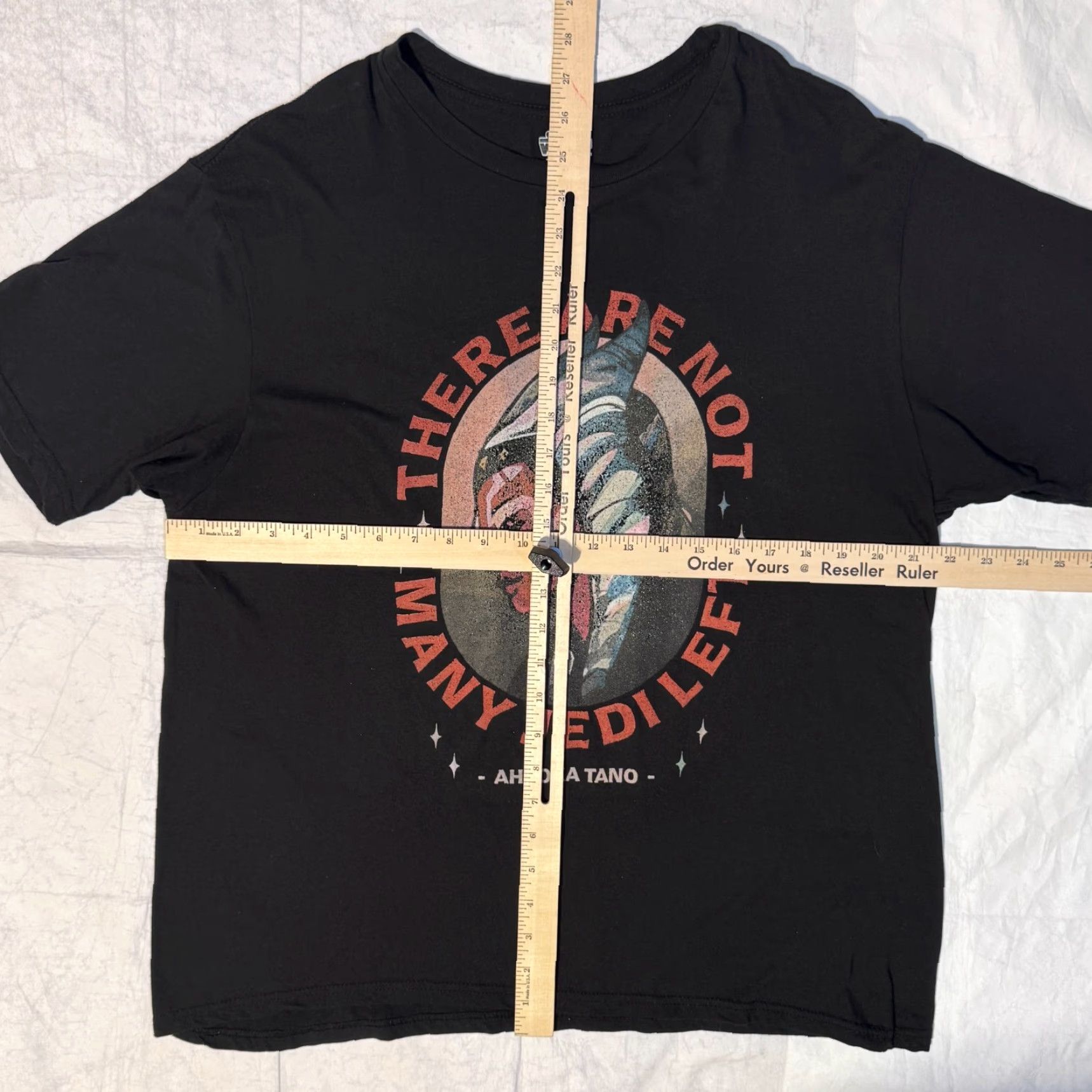 Star Wars Star Wars Ahsoka Tano Womens T-Shirt XL Black Logo T-Shirt Casual Crew Neck Short Sleeve Size XL / US 12-14 / IT 48-50 - 3 Thumbnail