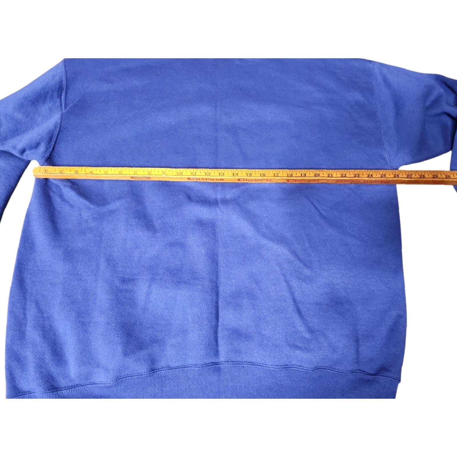 Lee VINTAGE Lee Mens 2XL Sweatshirt Bloodhounds Softball School Logo Fleece Pullover Fall Winter Blue Size US XXL / EU 58 / 5 - 3 Thumbnail