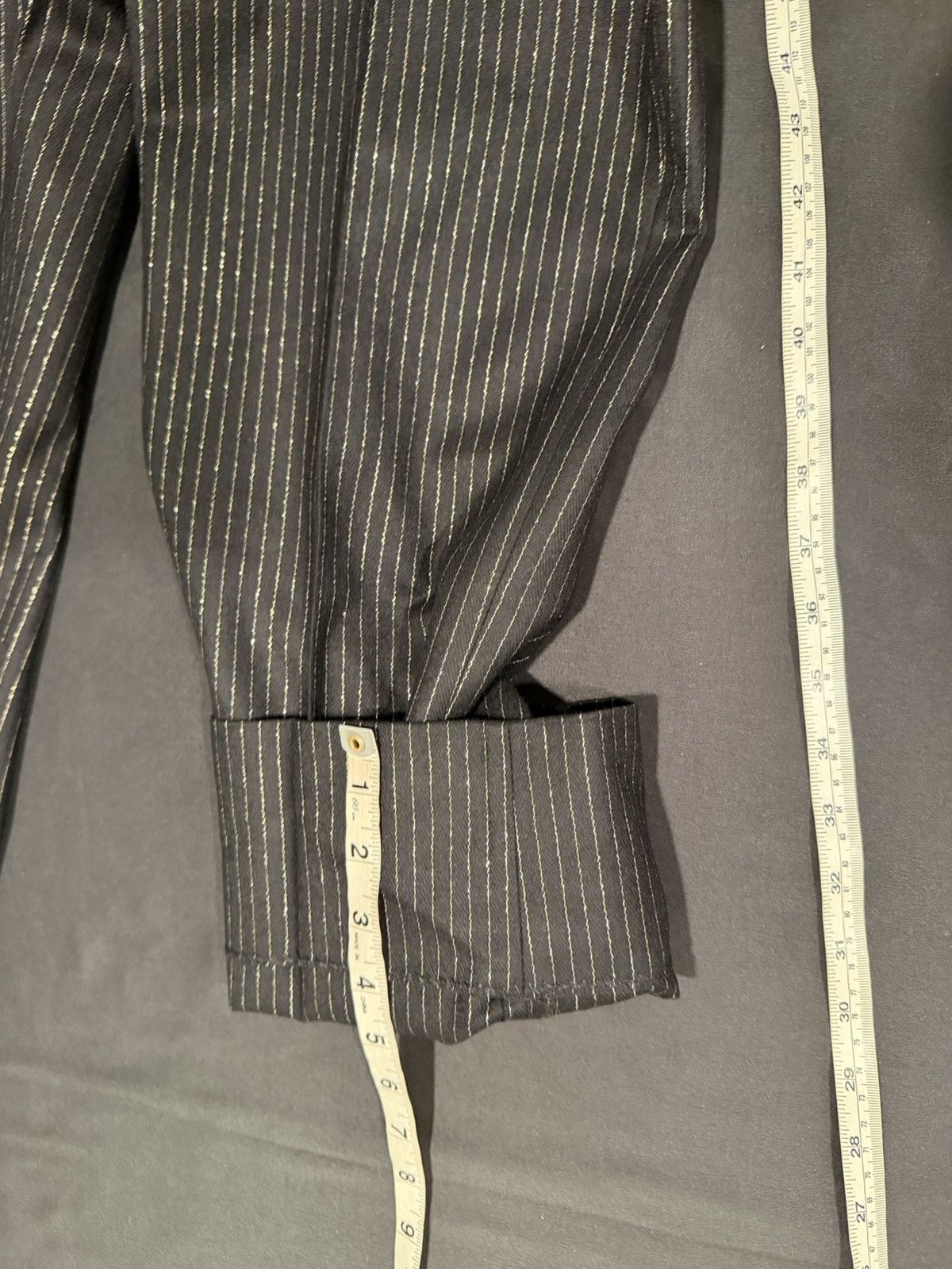 Saint Laurent Paris Saint Laurent gold stripes boot cut pants. 52/36. $1190 Size US 36 / EU 52 - 6 Thumbnail
