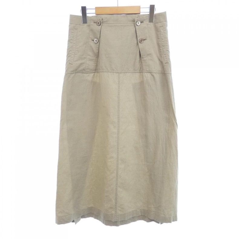 Issey Miyake Issey Miyake size:L Beige mainline skirt Size 23" - 1 Thumbnail