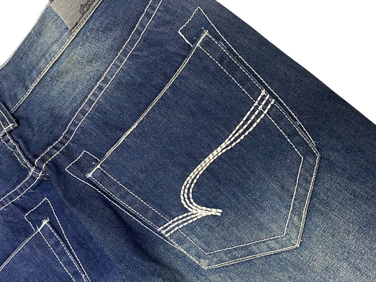 Hysteric Glamour Flare Black Crobot Japan Jean Whisker Honeycomb Style Size US 31 - 16 Thumbnail