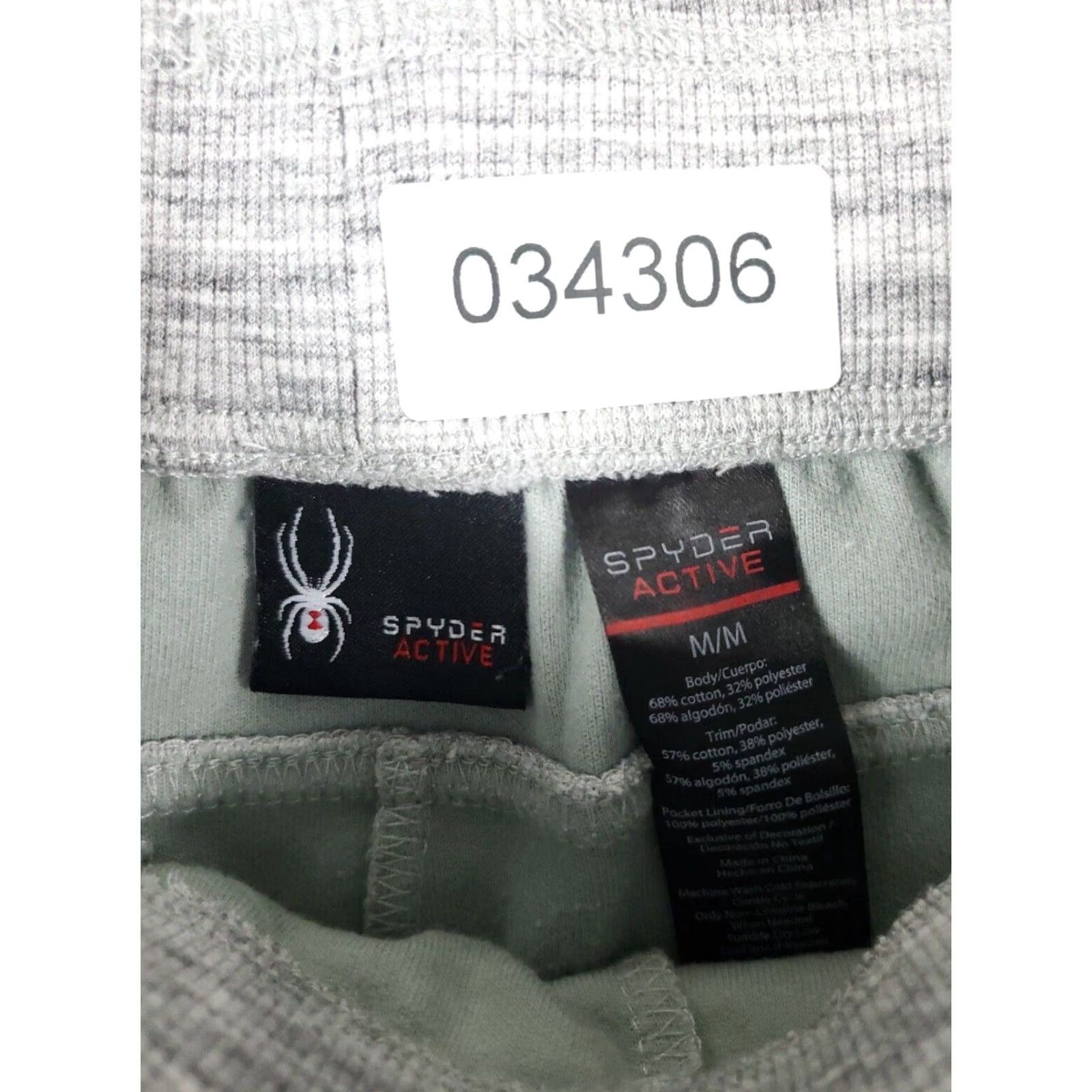 Spyder Spyder Mens Pants Regular Gray Jogger Style Active Training Running Sweatpants Size US 31 - 7 Thumbnail
